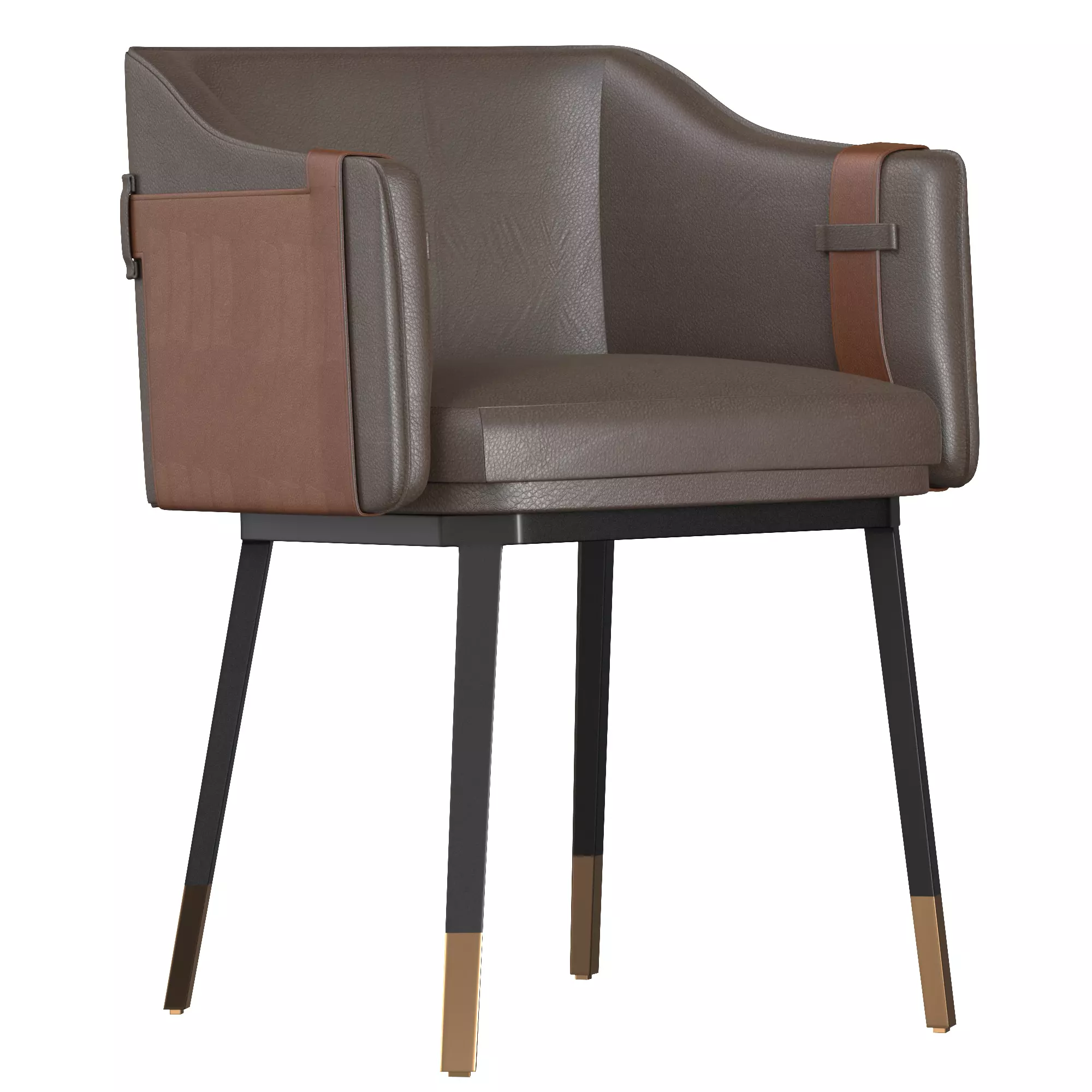 Carter Dining Armchair Low-poly 3D model
