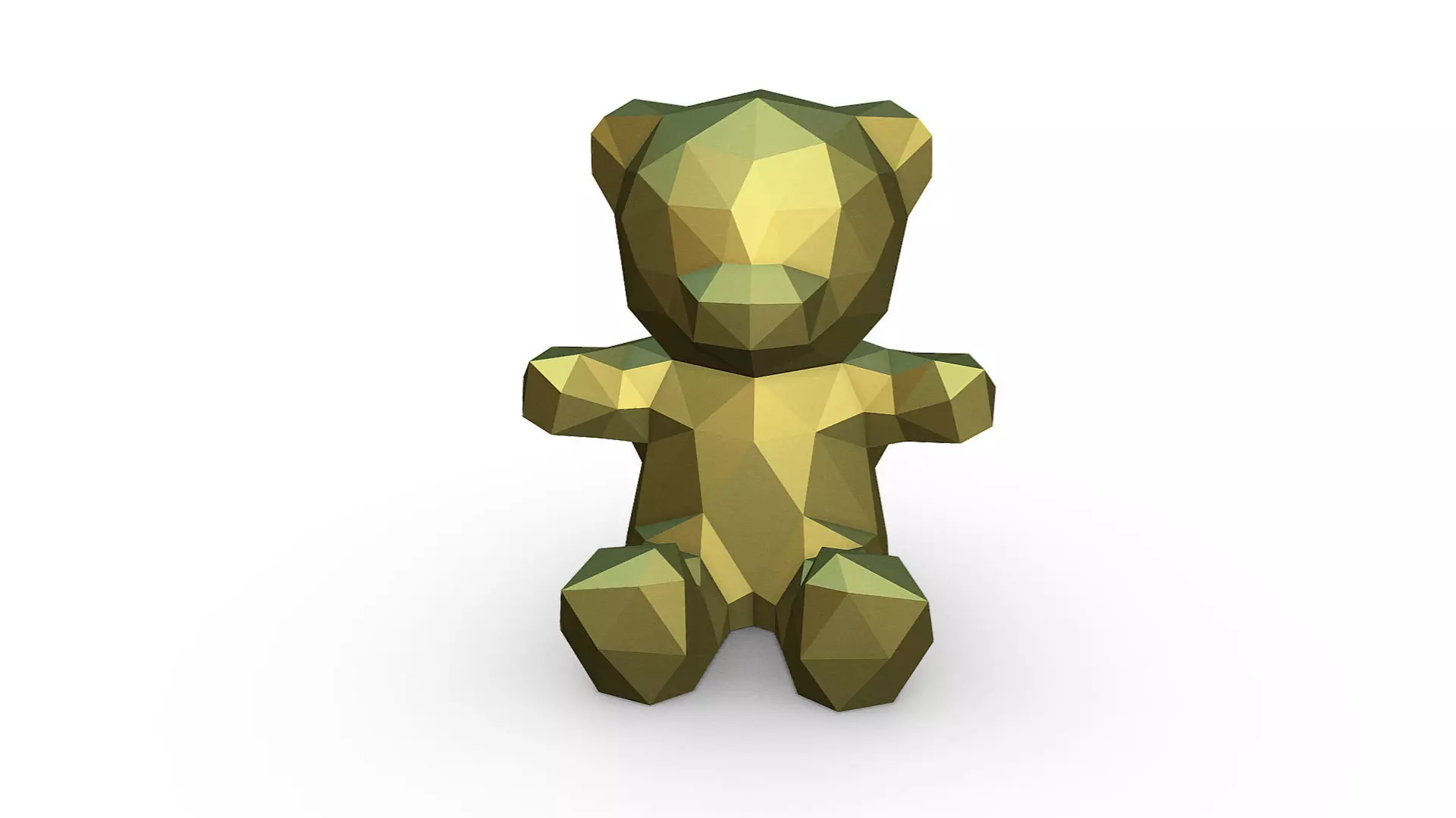 Teddy bear 3D print model