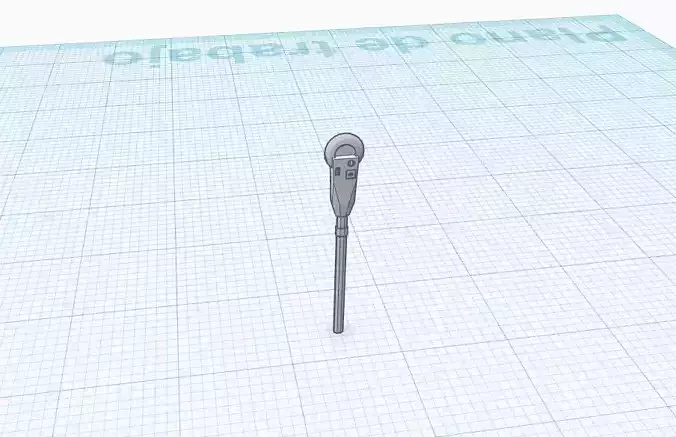 PARKING METER scale h0 1-87 3D print model