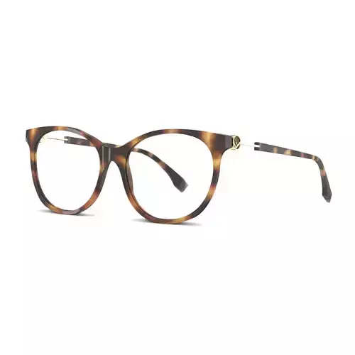 Fendi - FF 0393 Glasses Low-poly 3D model