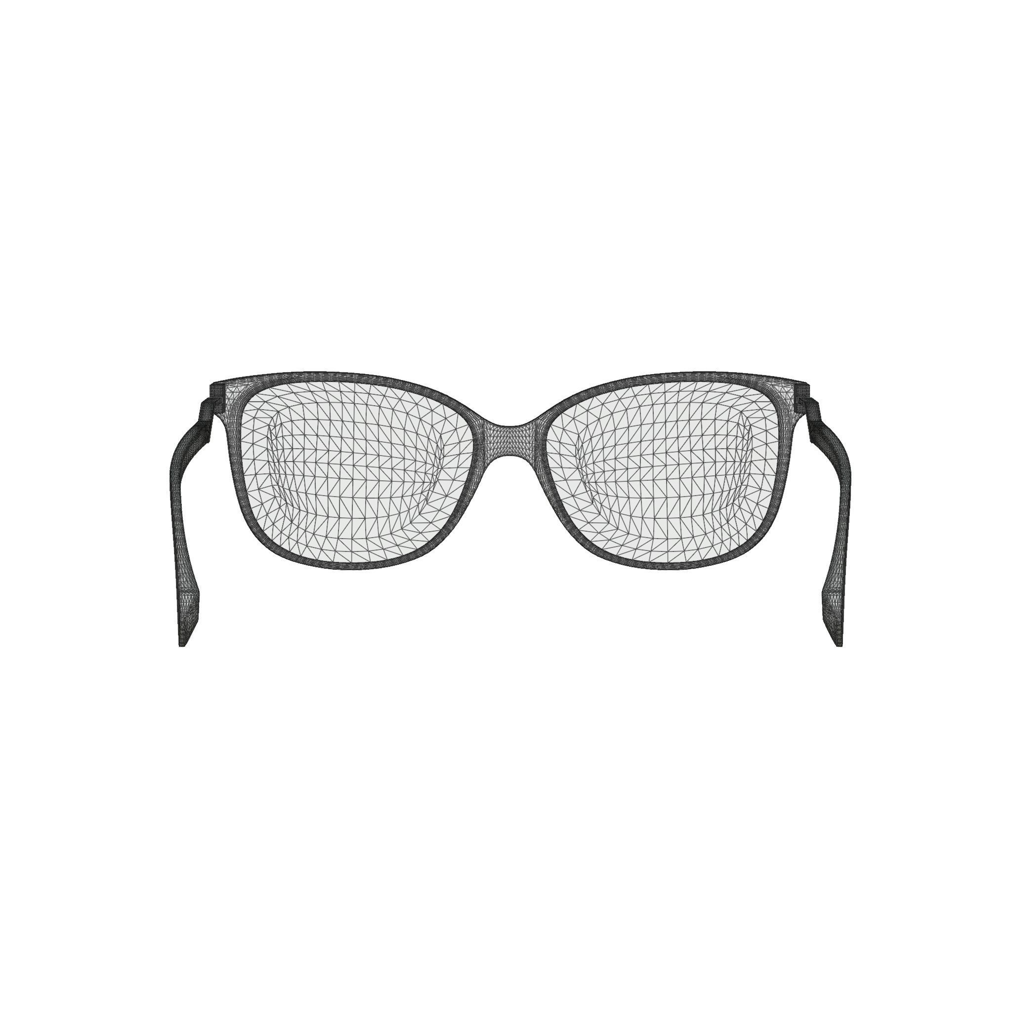 Fendi - FF 0232 Glasses Low-poly 3D model_5