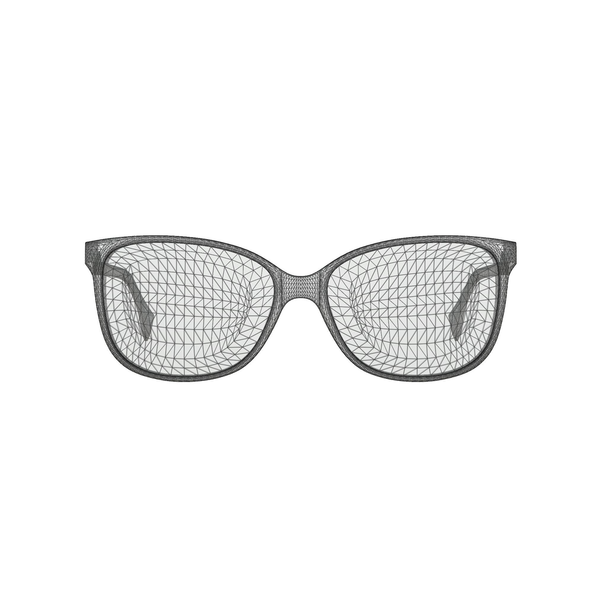 Fendi - FF 0232 Glasses Low-poly 3D model_6