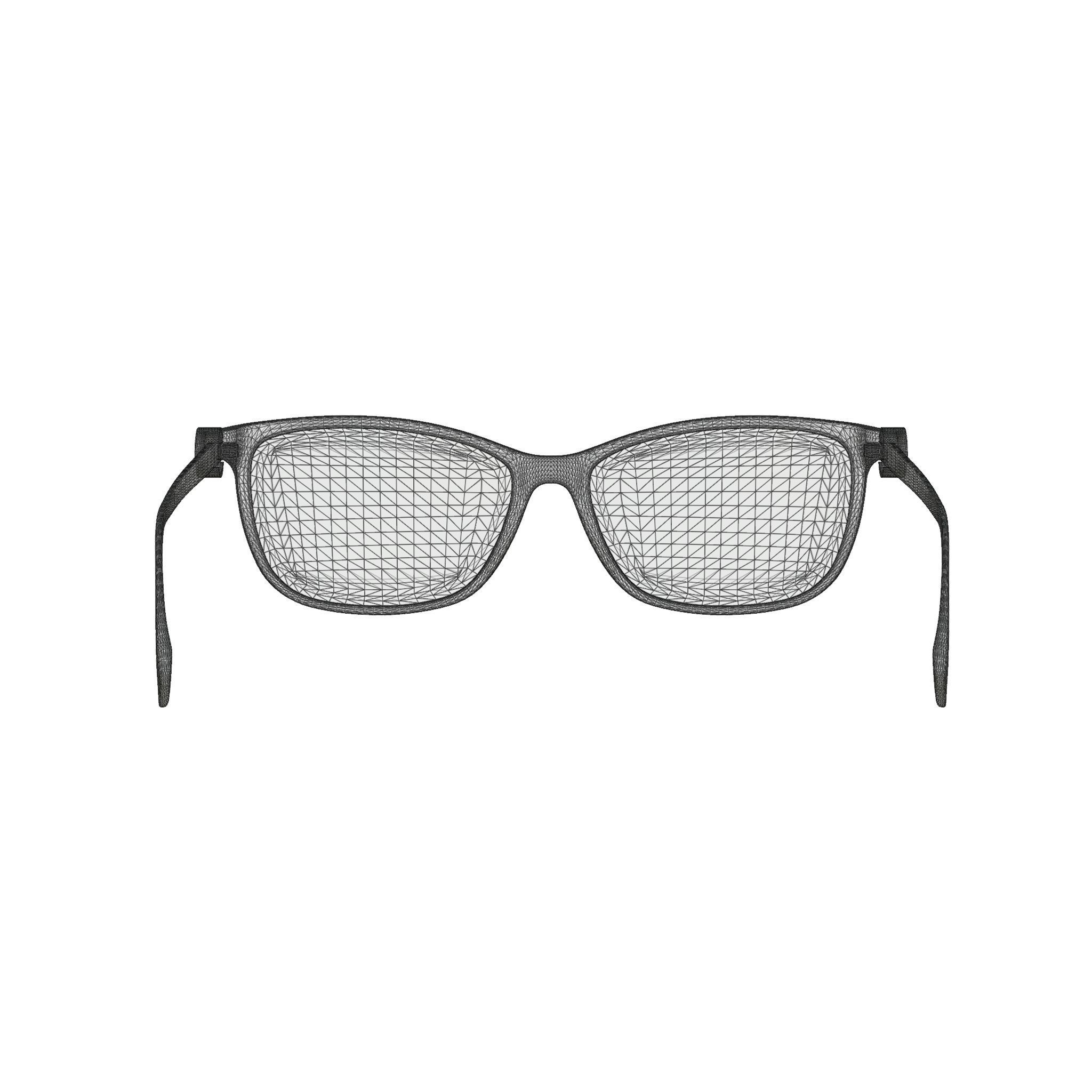 Fendi - FF 0331 8CQ Glasses Low-poly 3D model_5