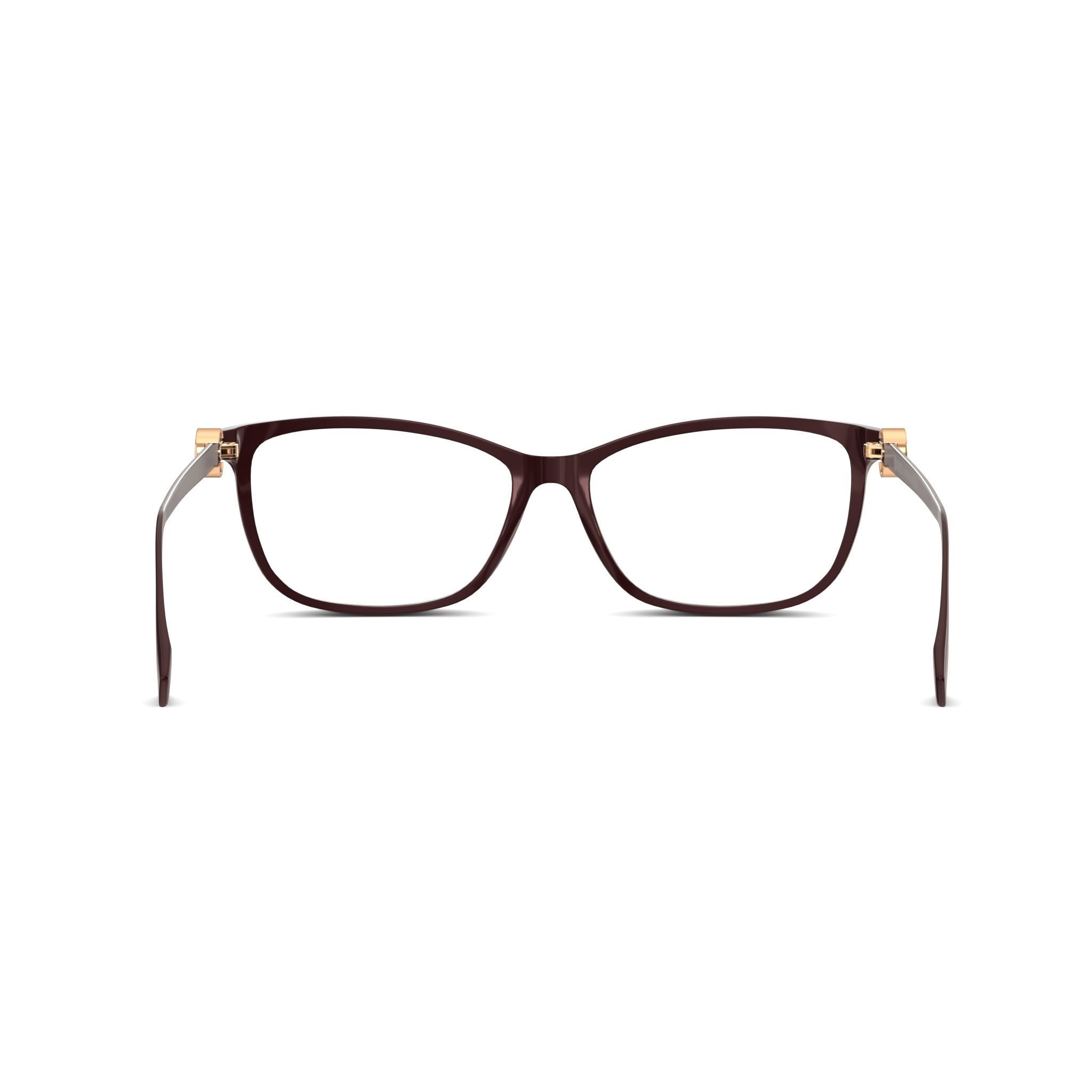 Fendi - FF 0331 8CQ Glasses Low-poly 3D model_1