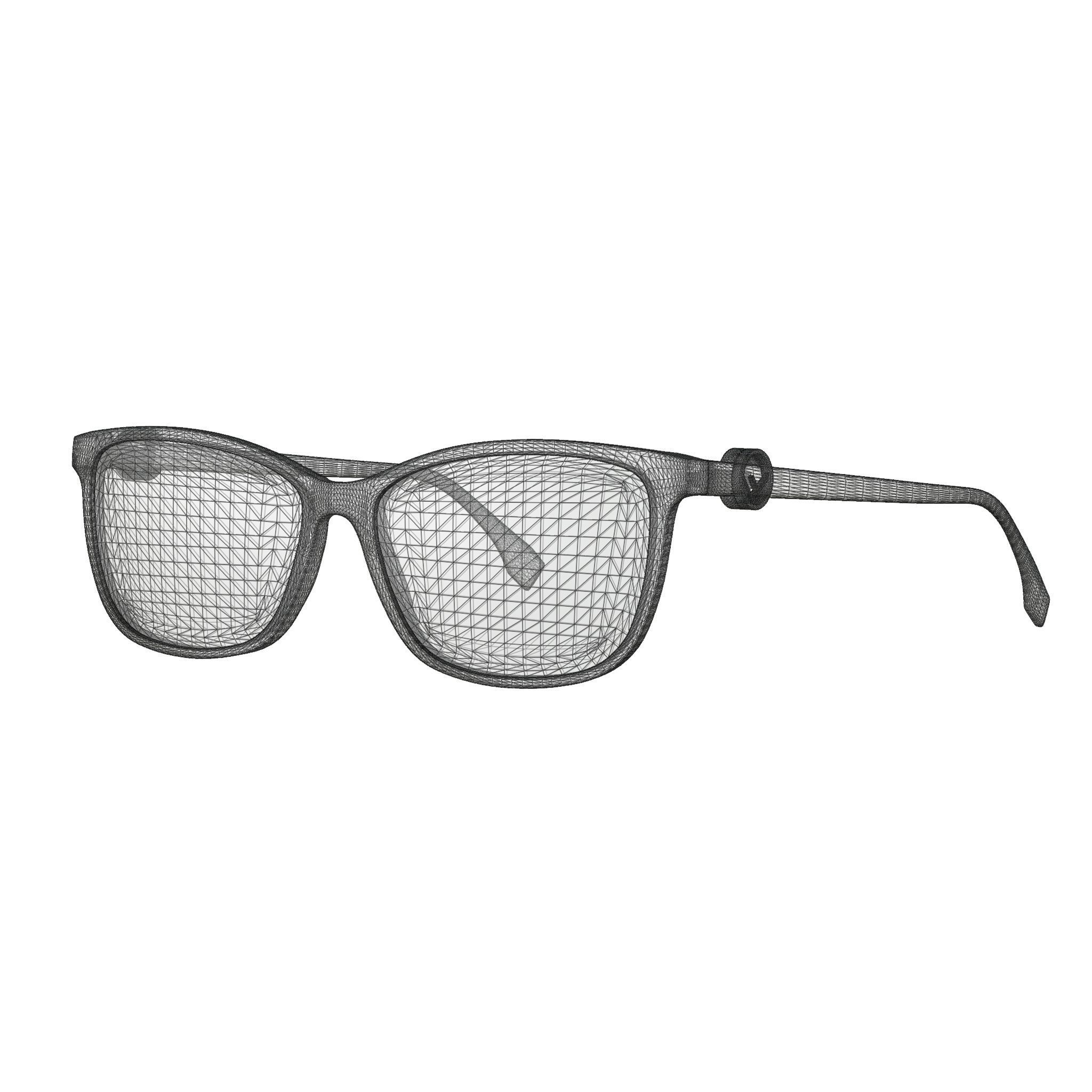 Fendi - FF 0331 8CQ Glasses Low-poly 3D model_4