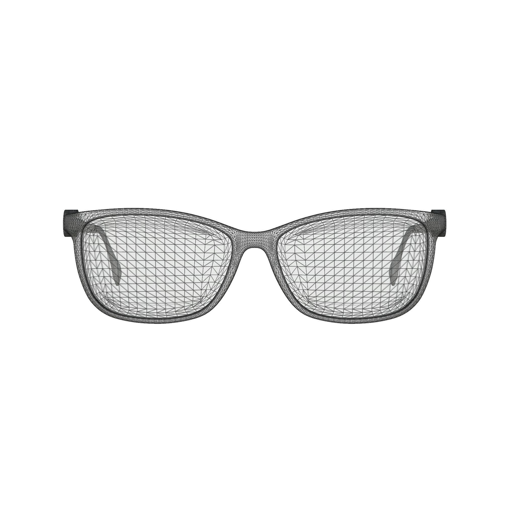 Fendi - FF 0331 8CQ Glasses Low-poly 3D model_6