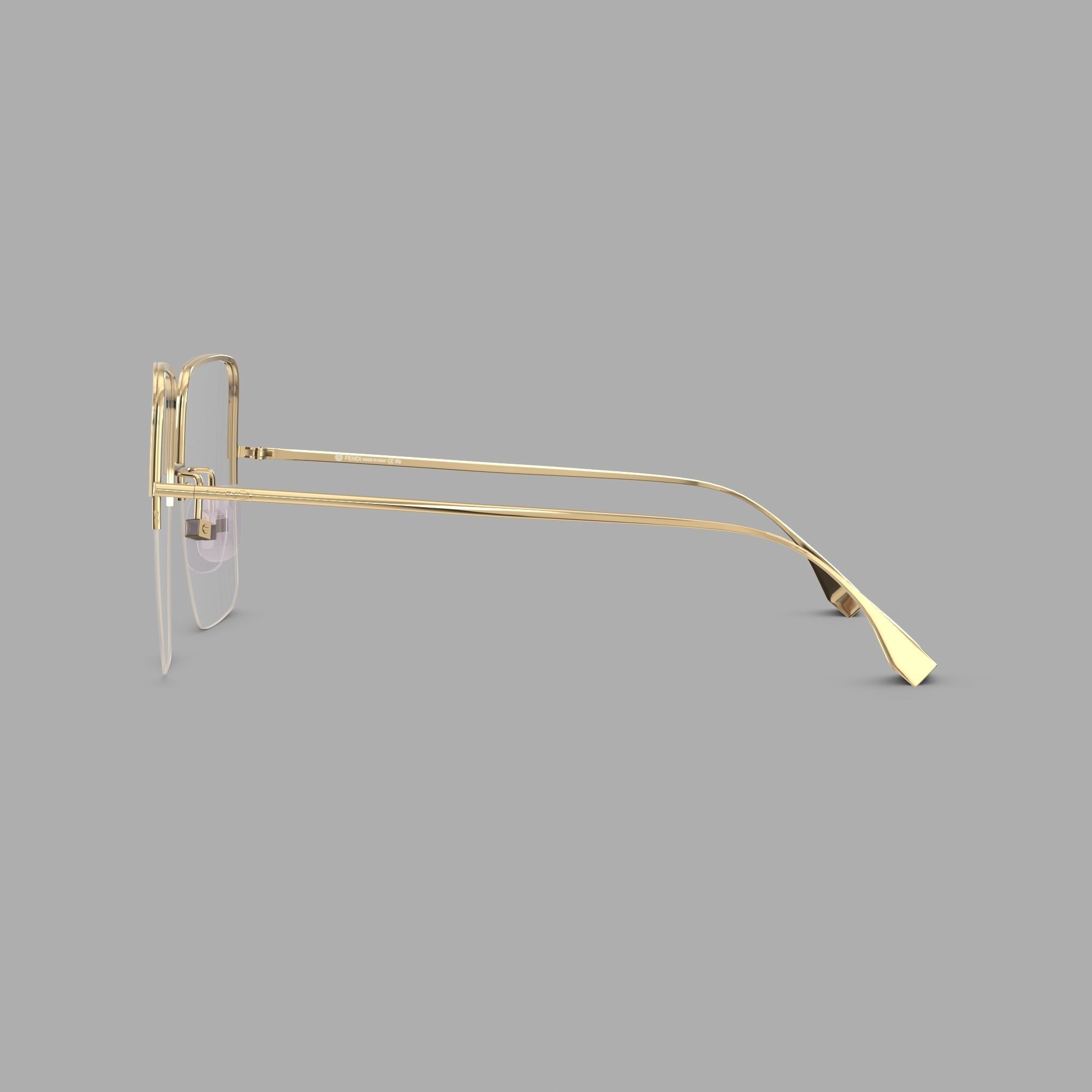 Fendi - FF0422 Glasses Low-poly 3D model_3