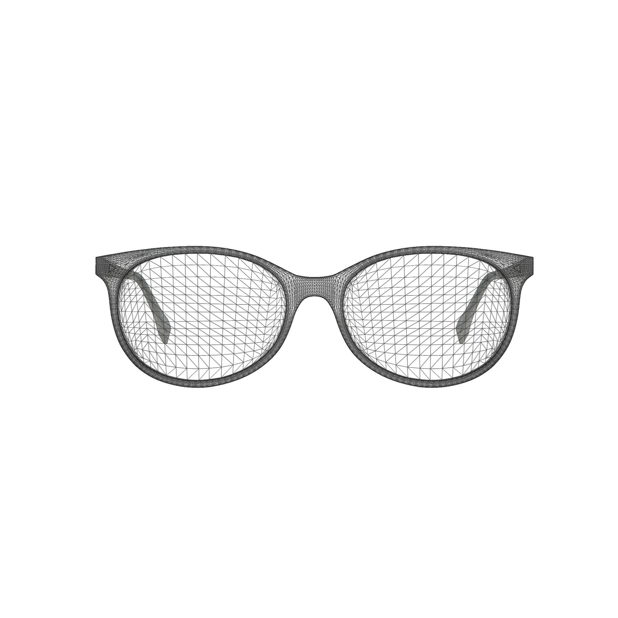 Fendi - FF 0388 Glasses Low-poly 3D model_7