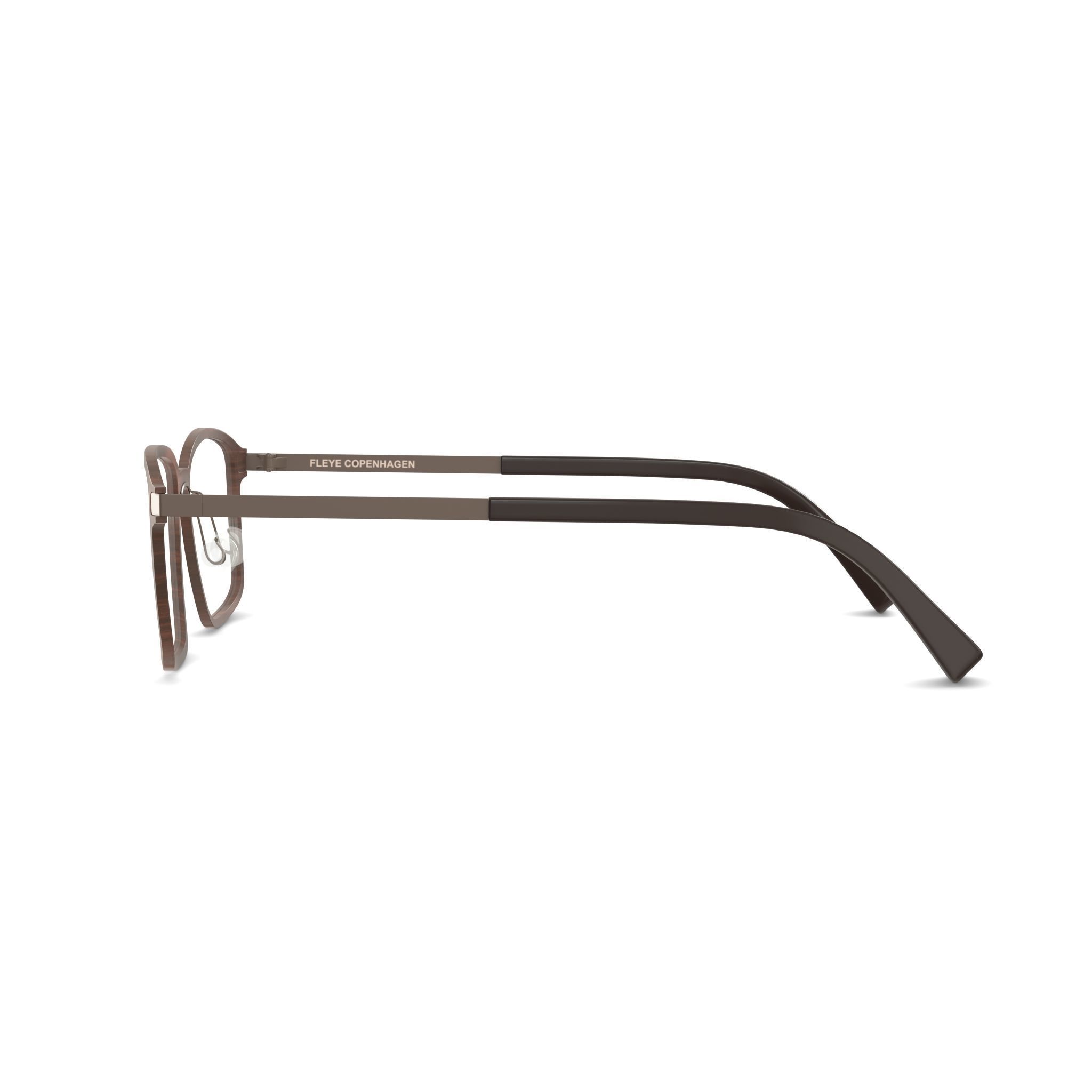 Fleye - Hassel 4631 Glasses Low-poly 3D model_3