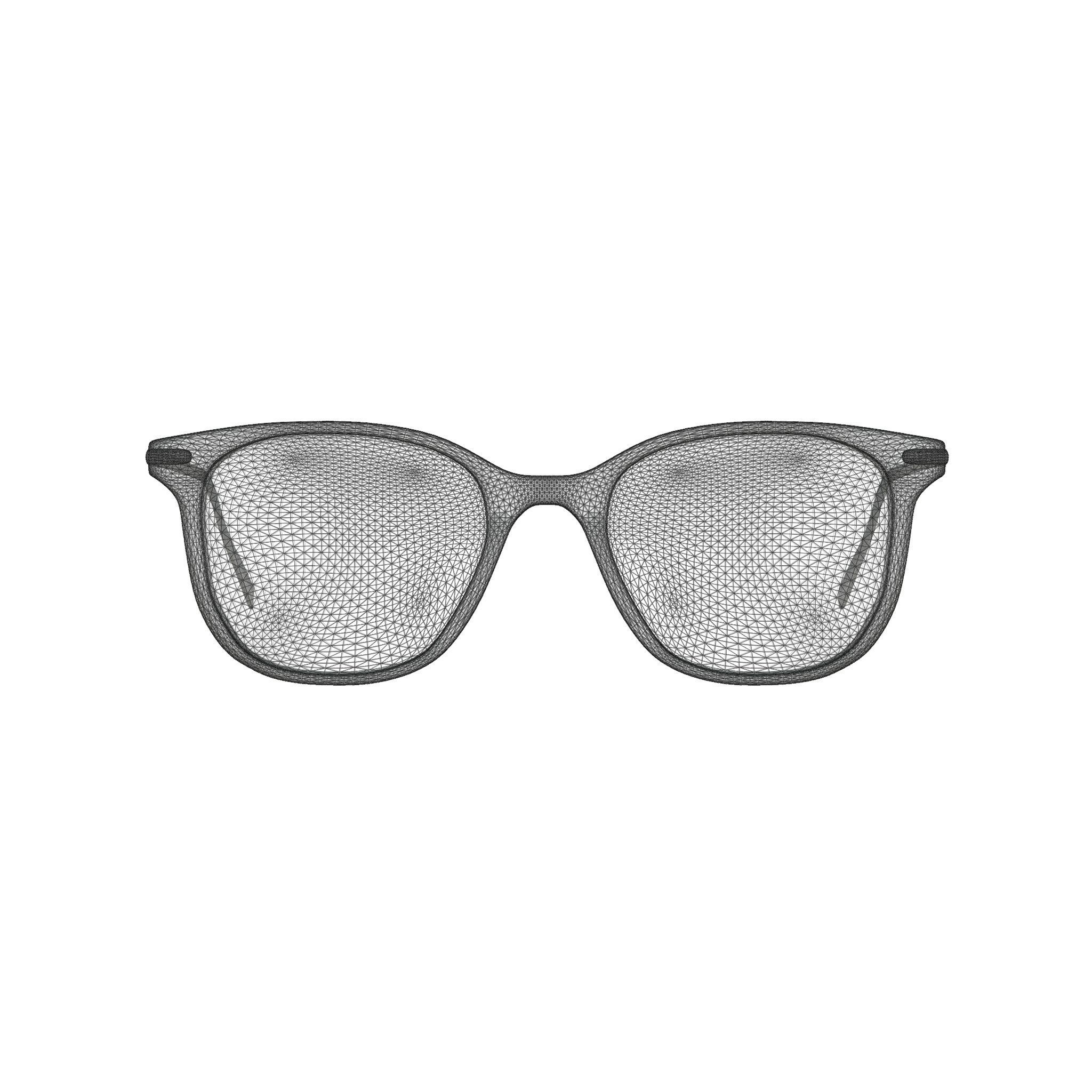 EOE EYEWEAR - Vilhelmina 51 NorthernBlack Glasses Low-poly 3D model_7