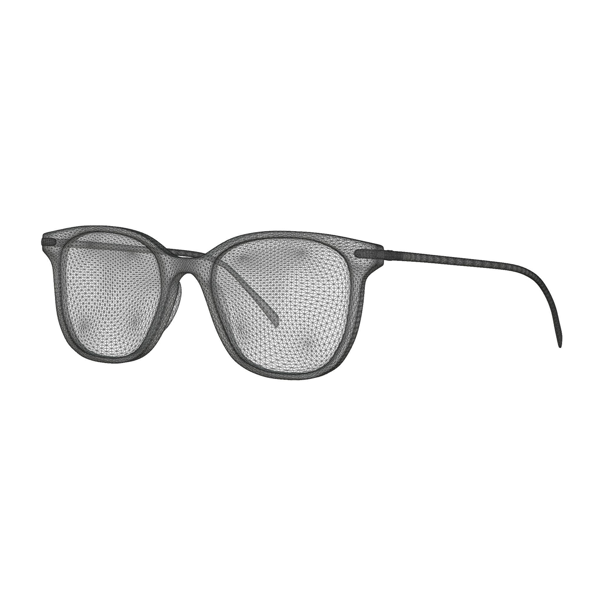 EOE EYEWEAR - Vilhelmina 51 NorthernBlack Glasses Low-poly 3D model_5