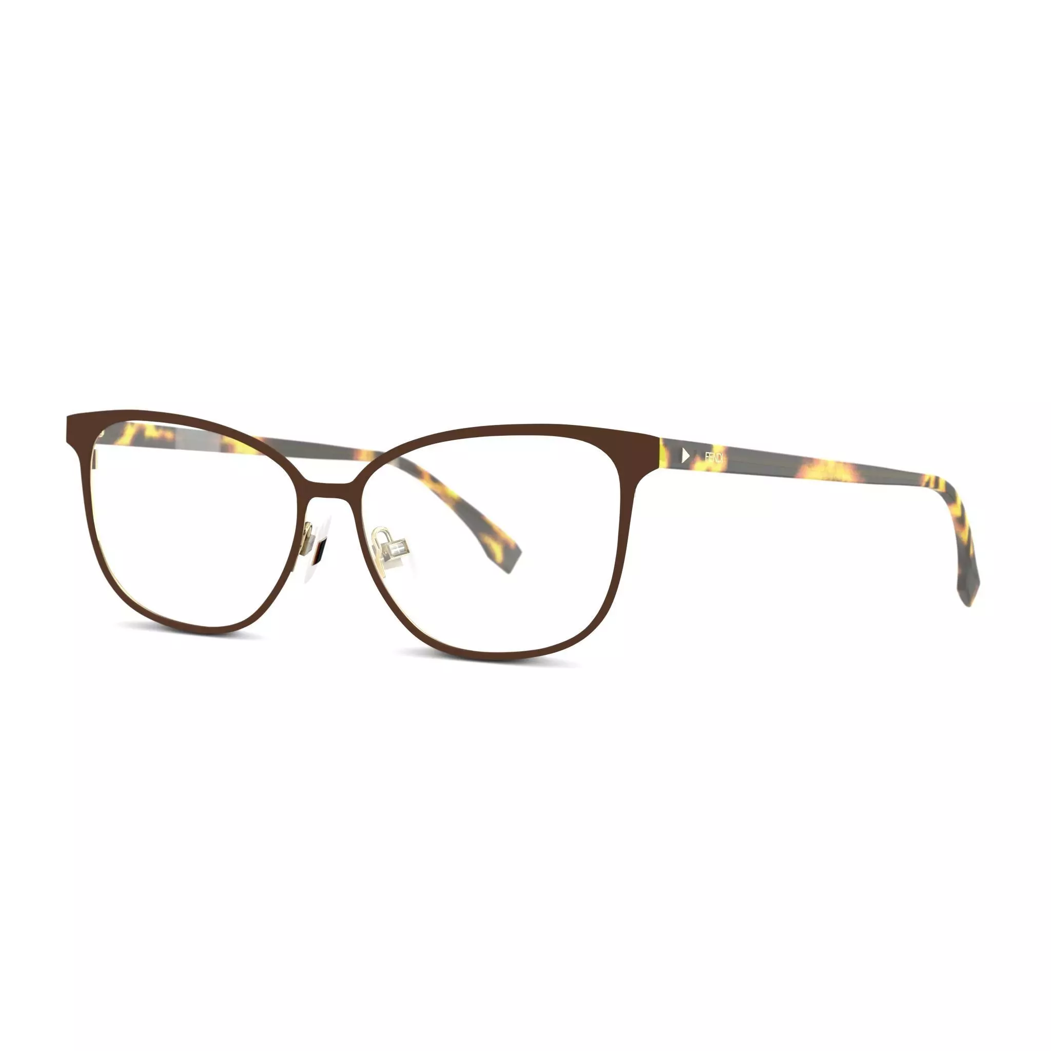 Fendi - FF 0386 Glasses  Low-poly 3D model_0