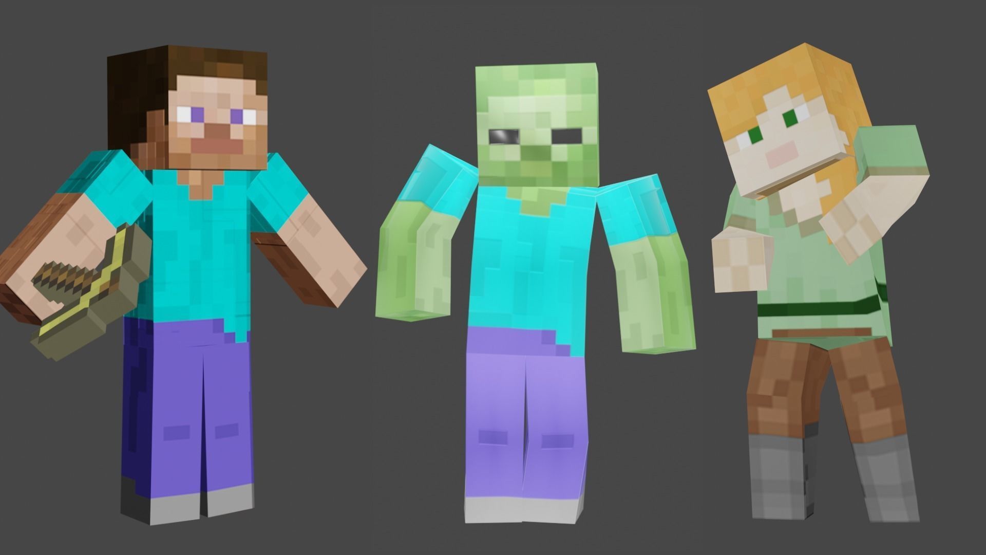 MINECRAFT CHARACTER AND TOOL COLLECTION _19