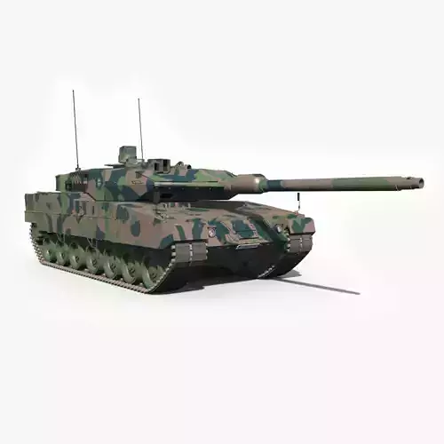 Leopard 2 A Tank 3d model - animated 3D model Leopard 2 A Tank 3d model - animated 3D model