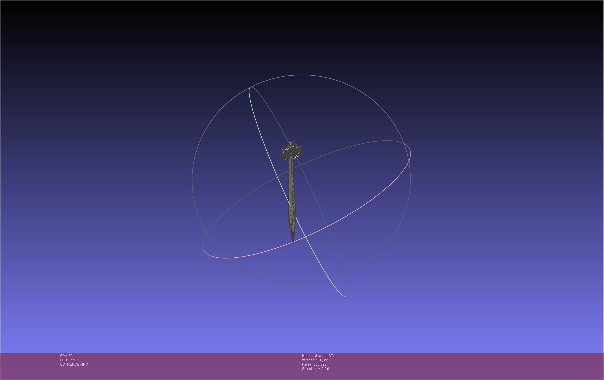 Chainsaw Man Aki Curse Sword Assembly 3D print model_44