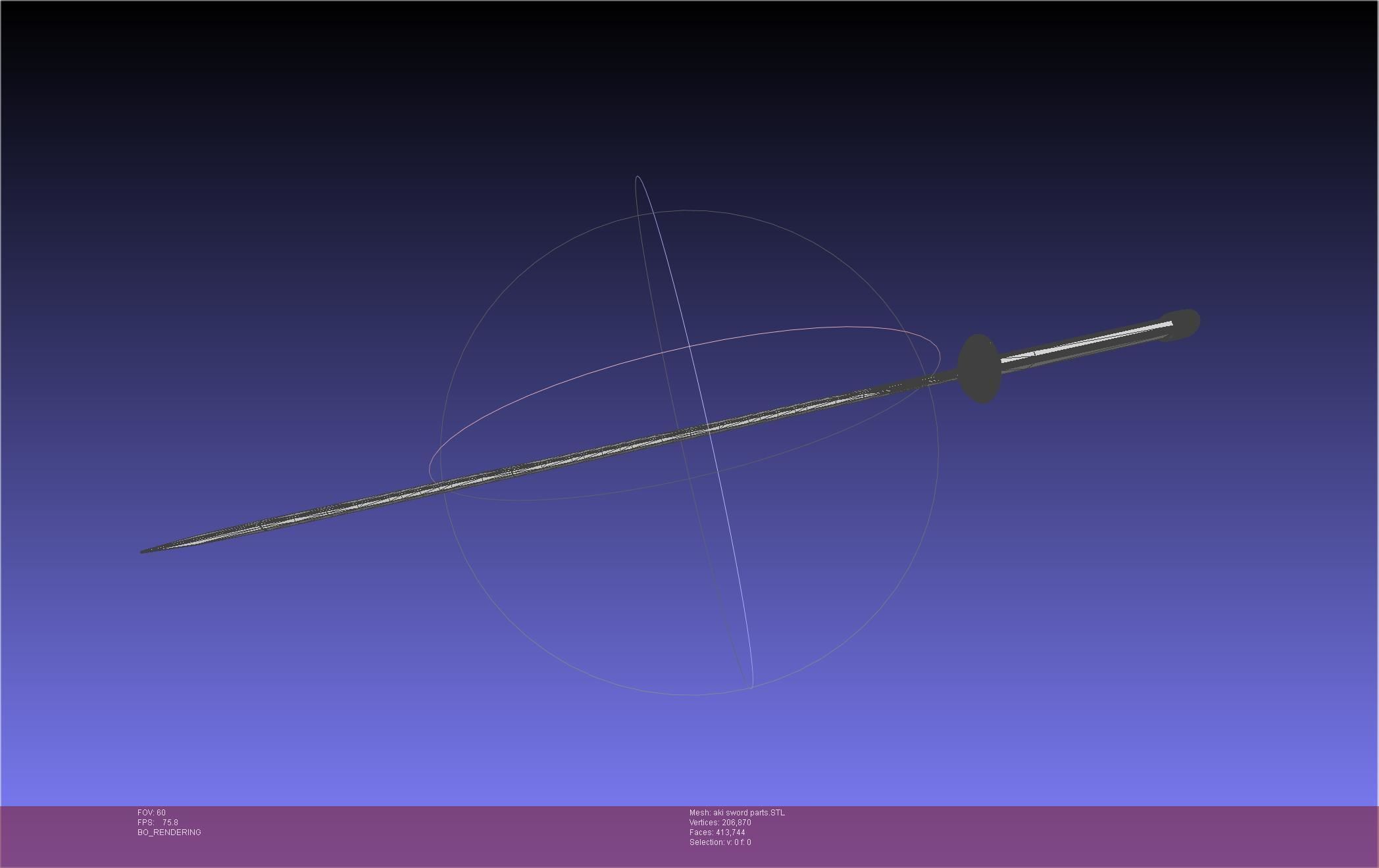 Chainsaw Man Aki Curse Sword Assembly 3D print model_45