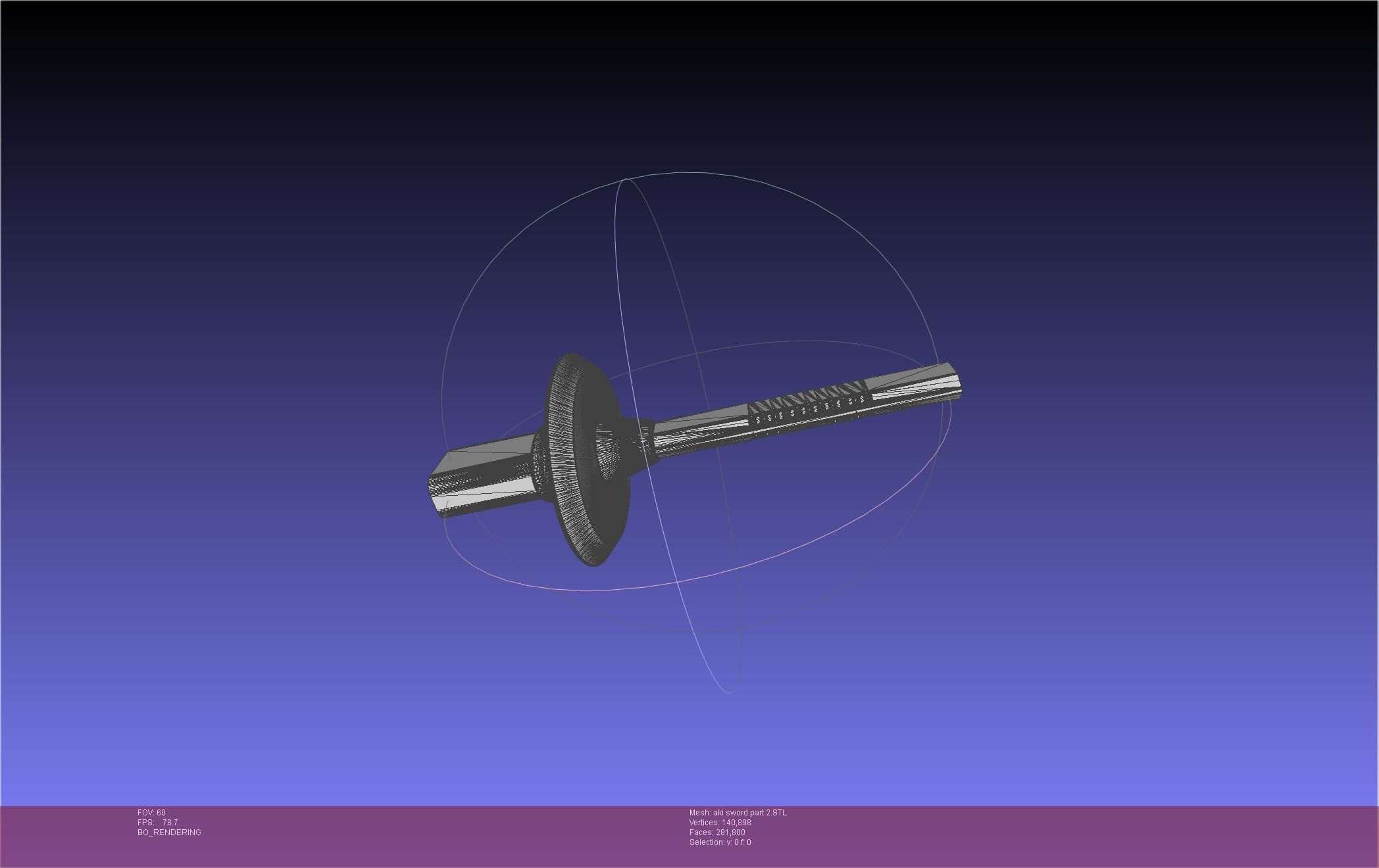 Chainsaw Man Aki Curse Sword Assembly 3D print model_72