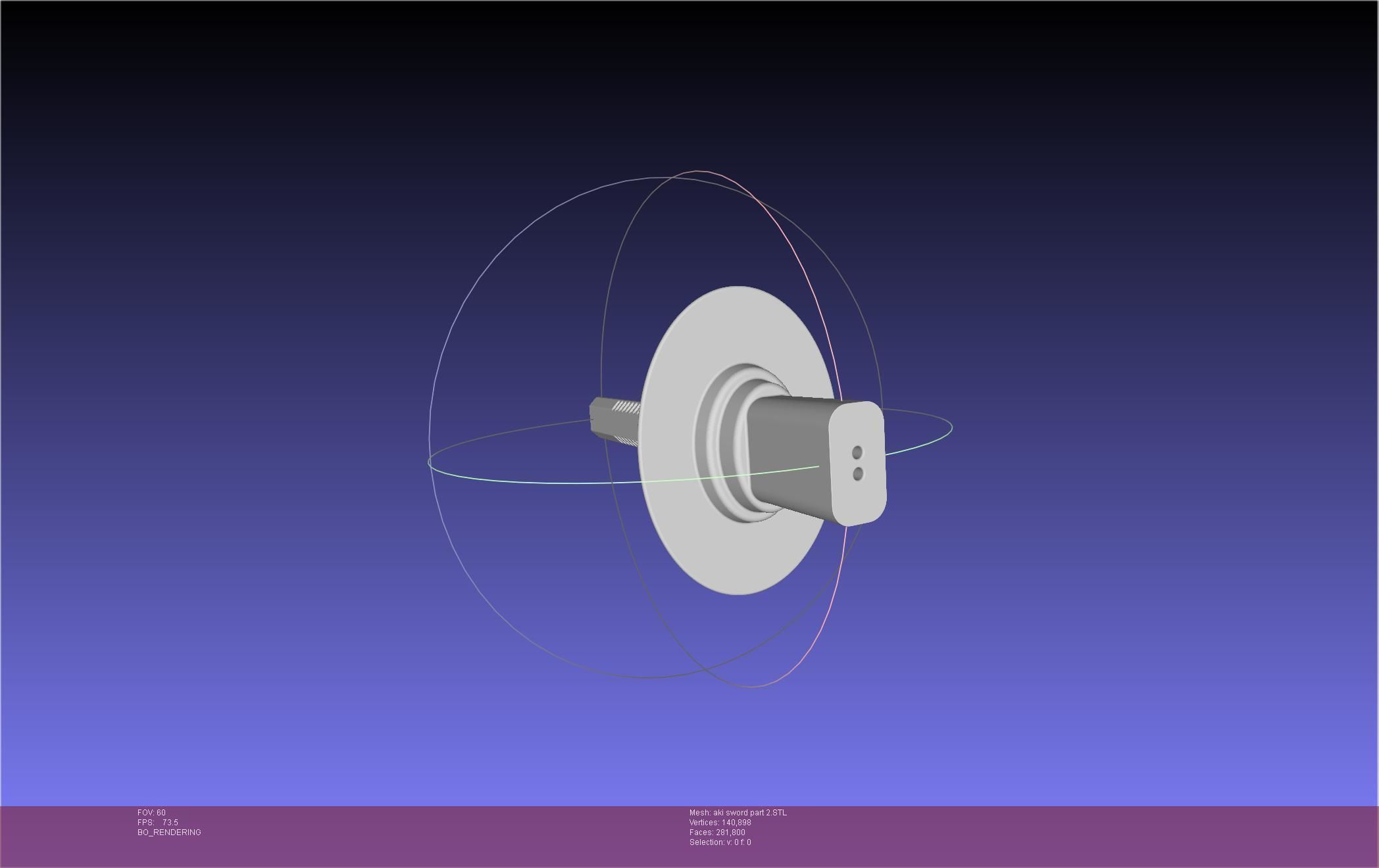 Chainsaw Man Aki Curse Sword Assembly 3D print model_60