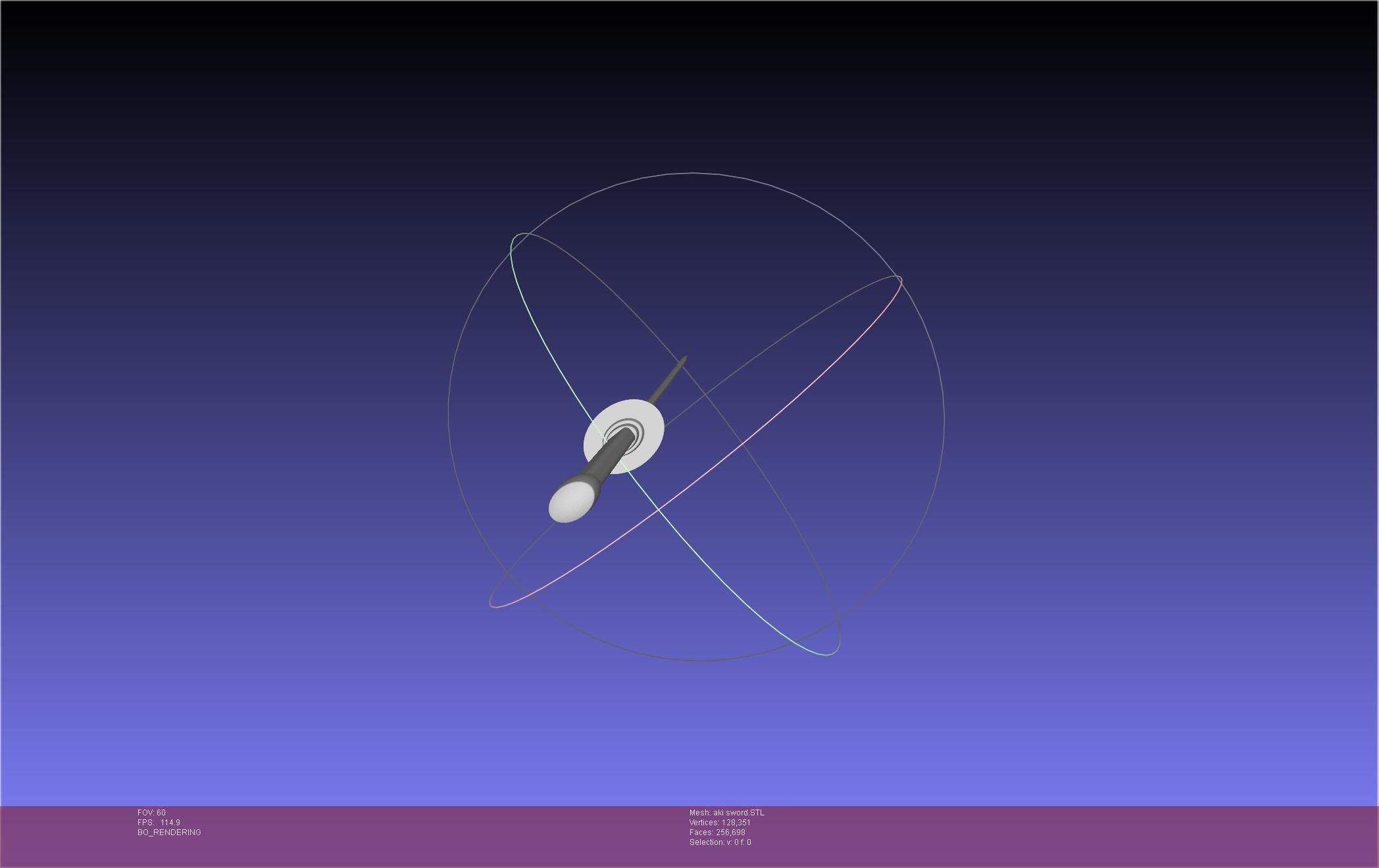 Chainsaw Man Aki Curse Sword Assembly 3D print model_22