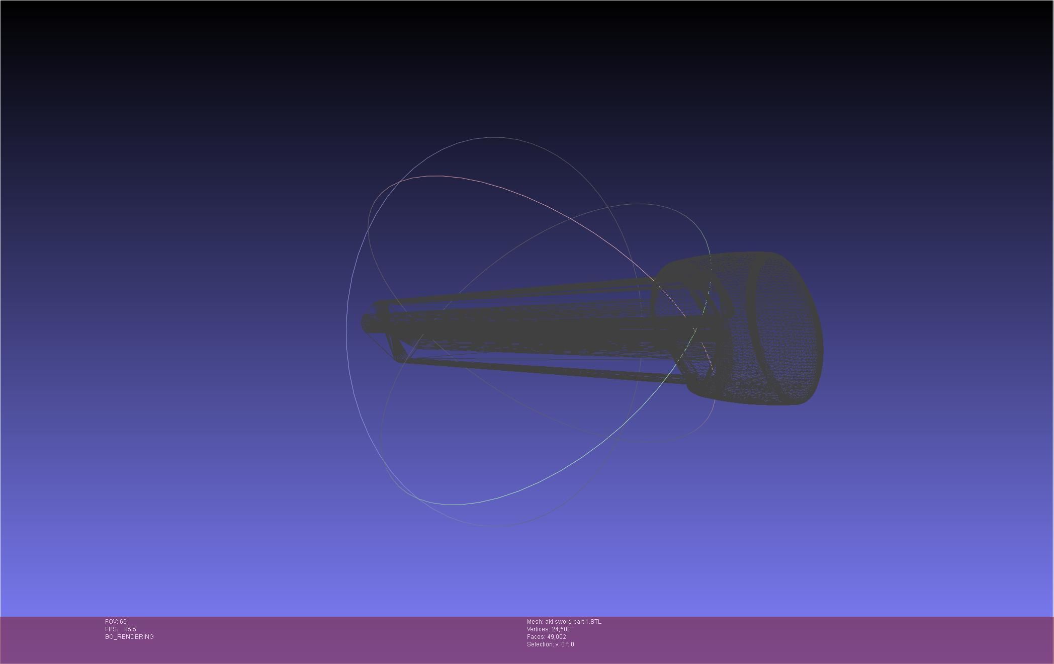 Chainsaw Man Aki Curse Sword Assembly 3D print model_53