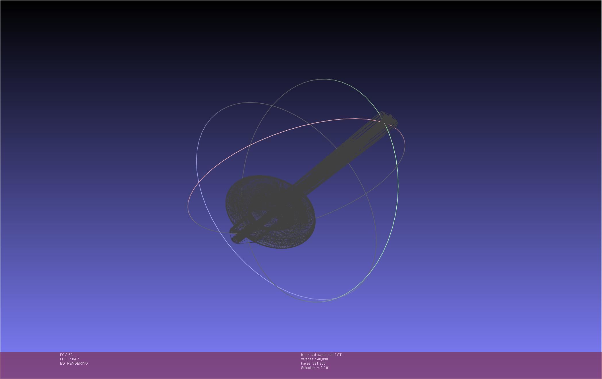 Chainsaw Man Aki Curse Sword Assembly 3D print model_73