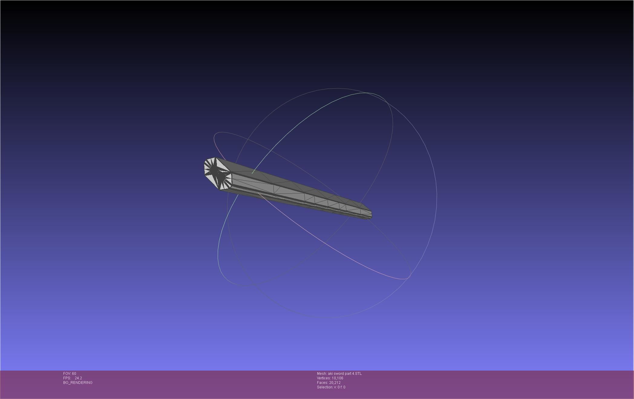 Chainsaw Man Aki Curse Sword Assembly 3D print model_96