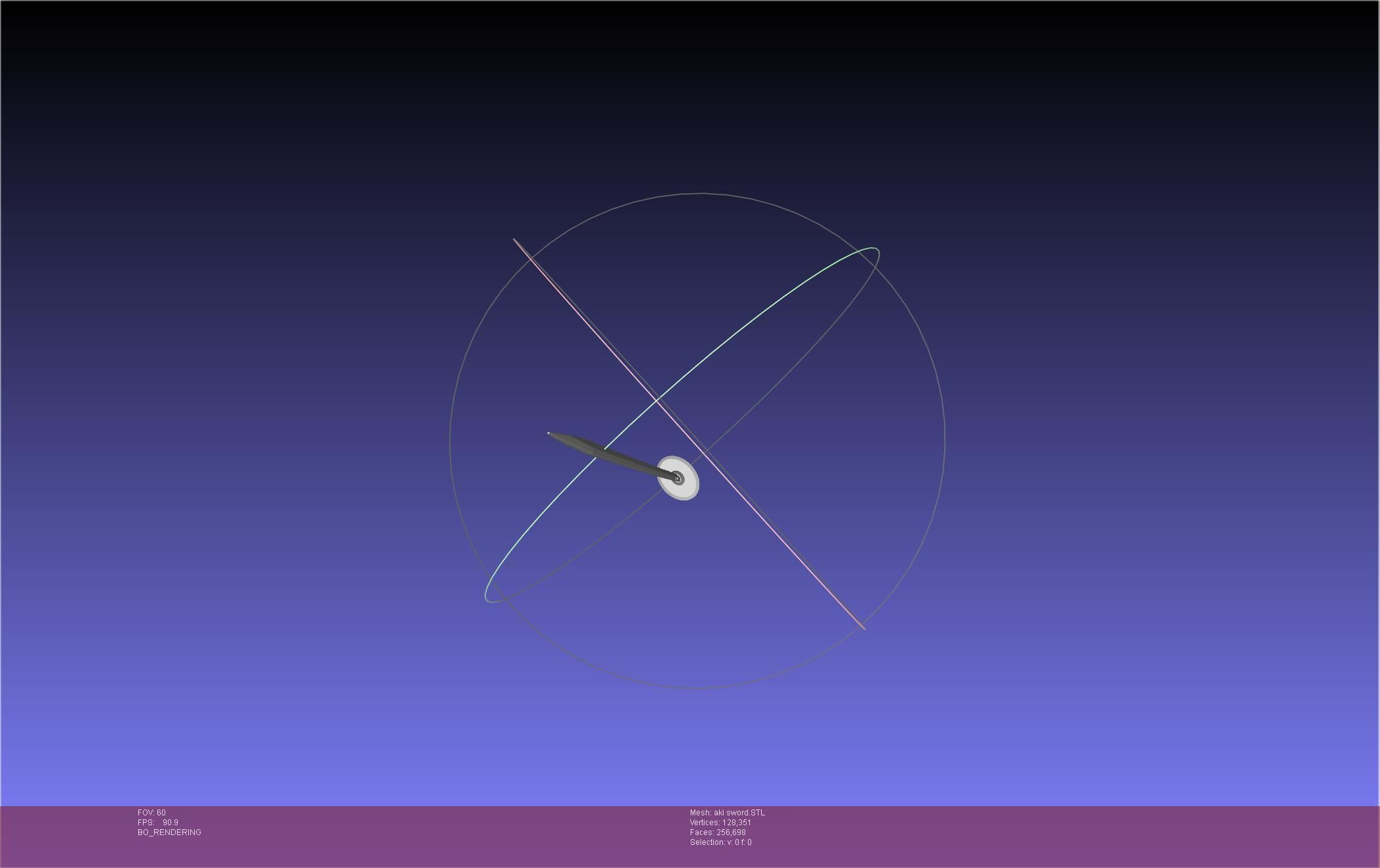 Chainsaw Man Aki Curse Sword Assembly 3D print model_28