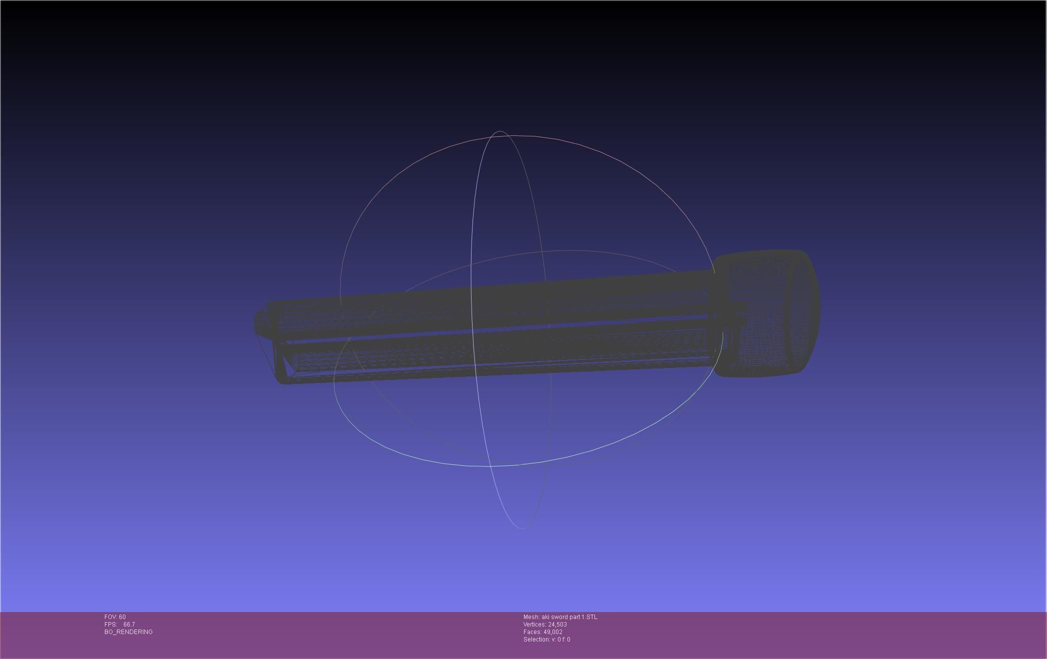 Chainsaw Man Aki Curse Sword Assembly 3D print model_54