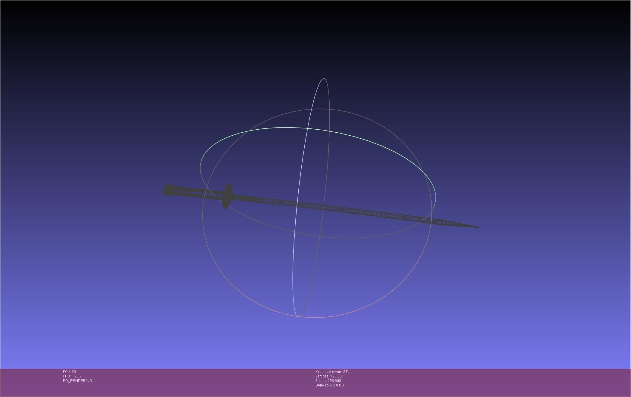 Chainsaw Man Aki Curse Sword Assembly 3D print model_38