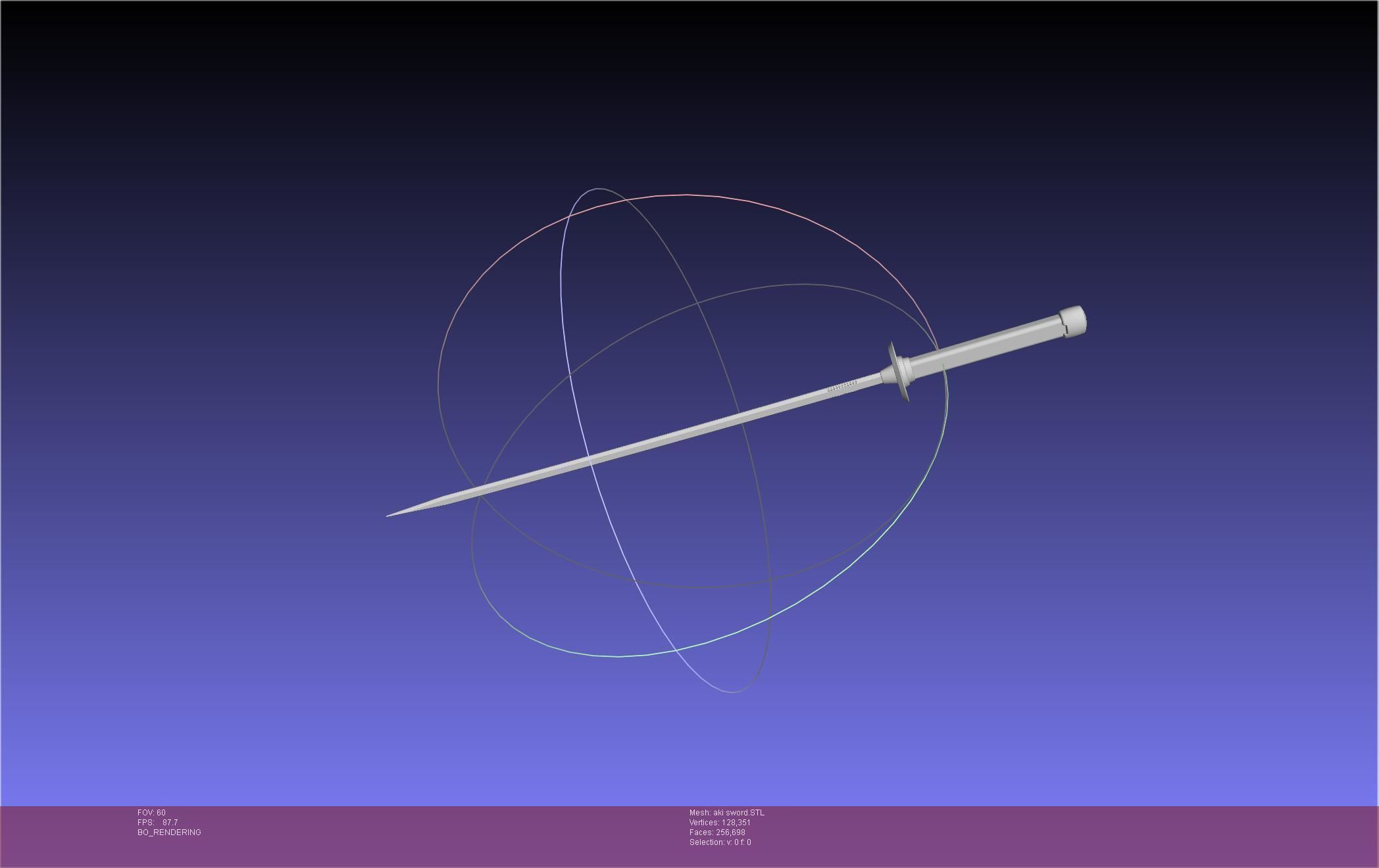 Chainsaw Man Aki Curse Sword Assembly 3D print model_134