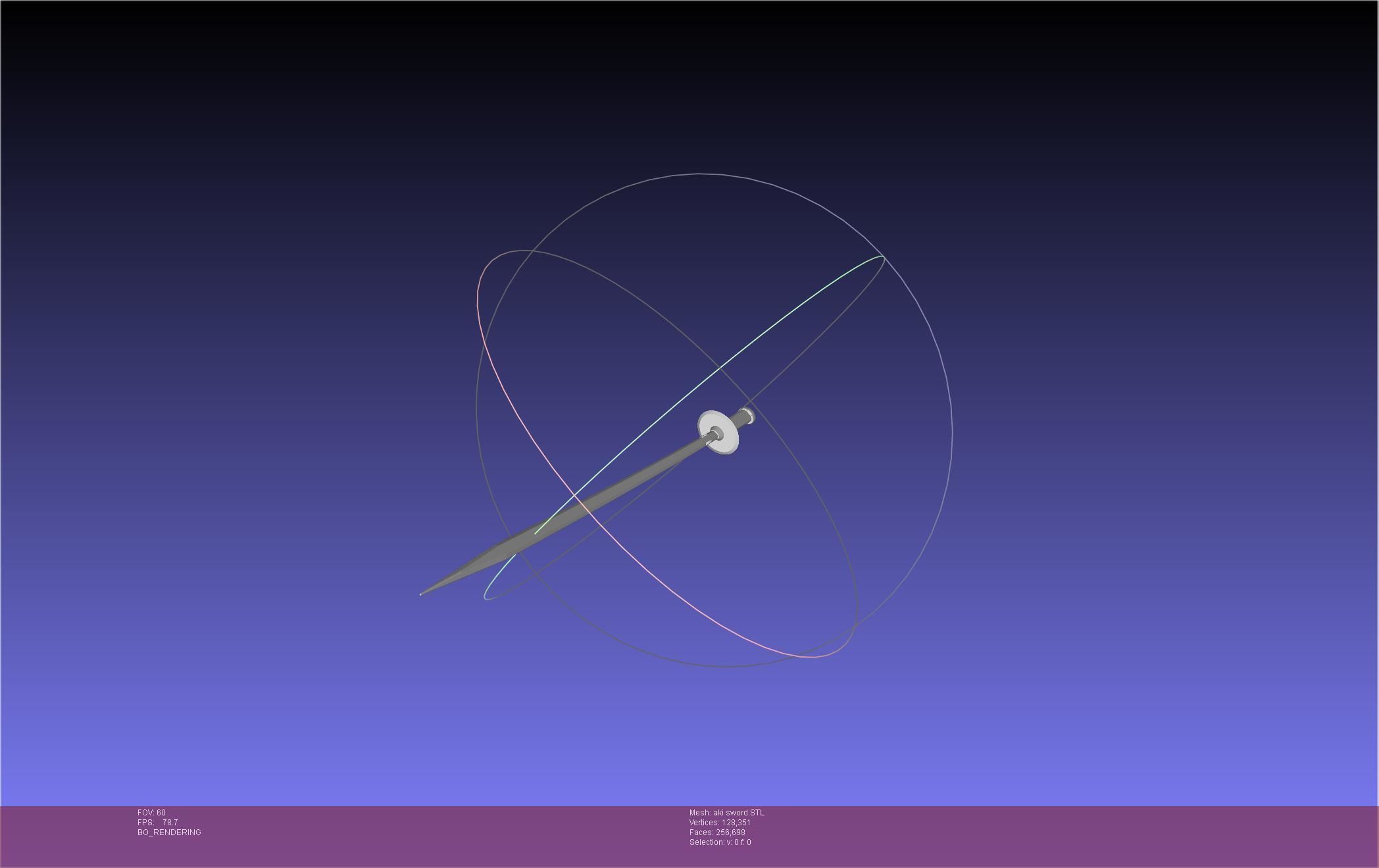 Chainsaw Man Aki Curse Sword Assembly 3D print model_27