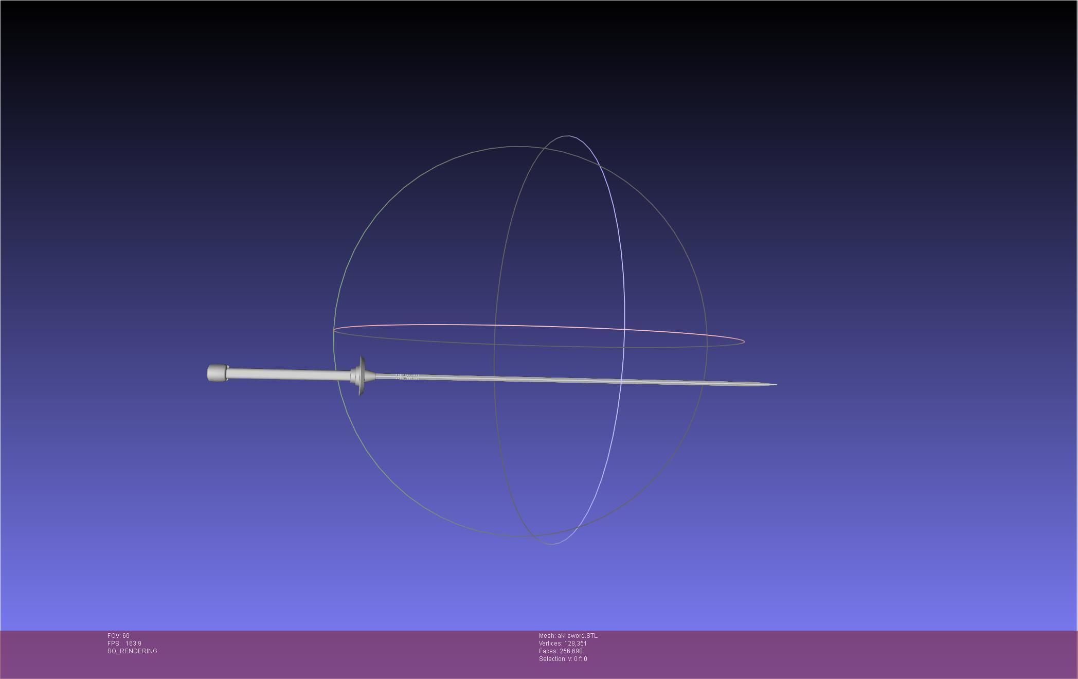 Chainsaw Man Aki Curse Sword Assembly 3D print model_8