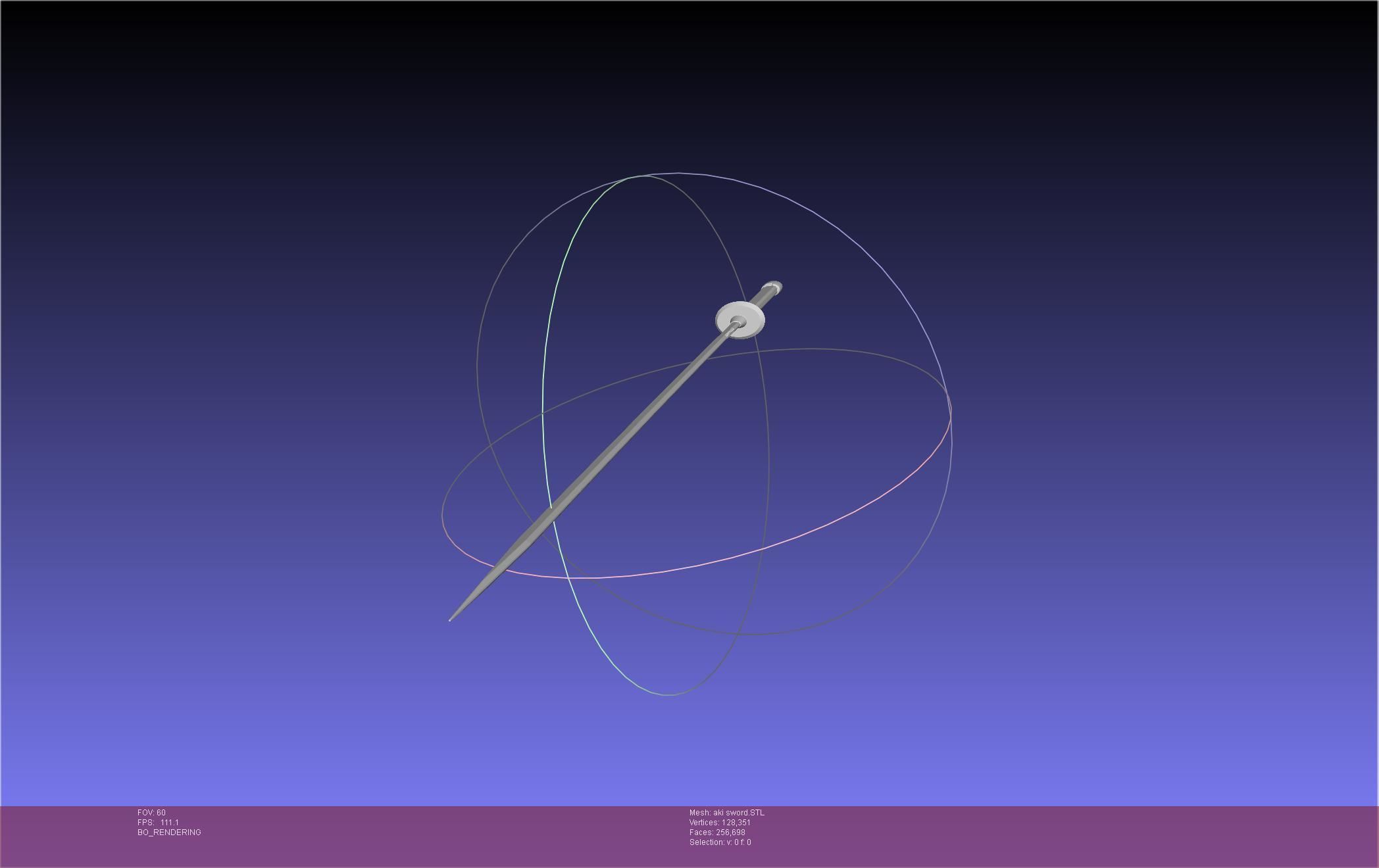 Chainsaw Man Aki Curse Sword Assembly 3D print model_19