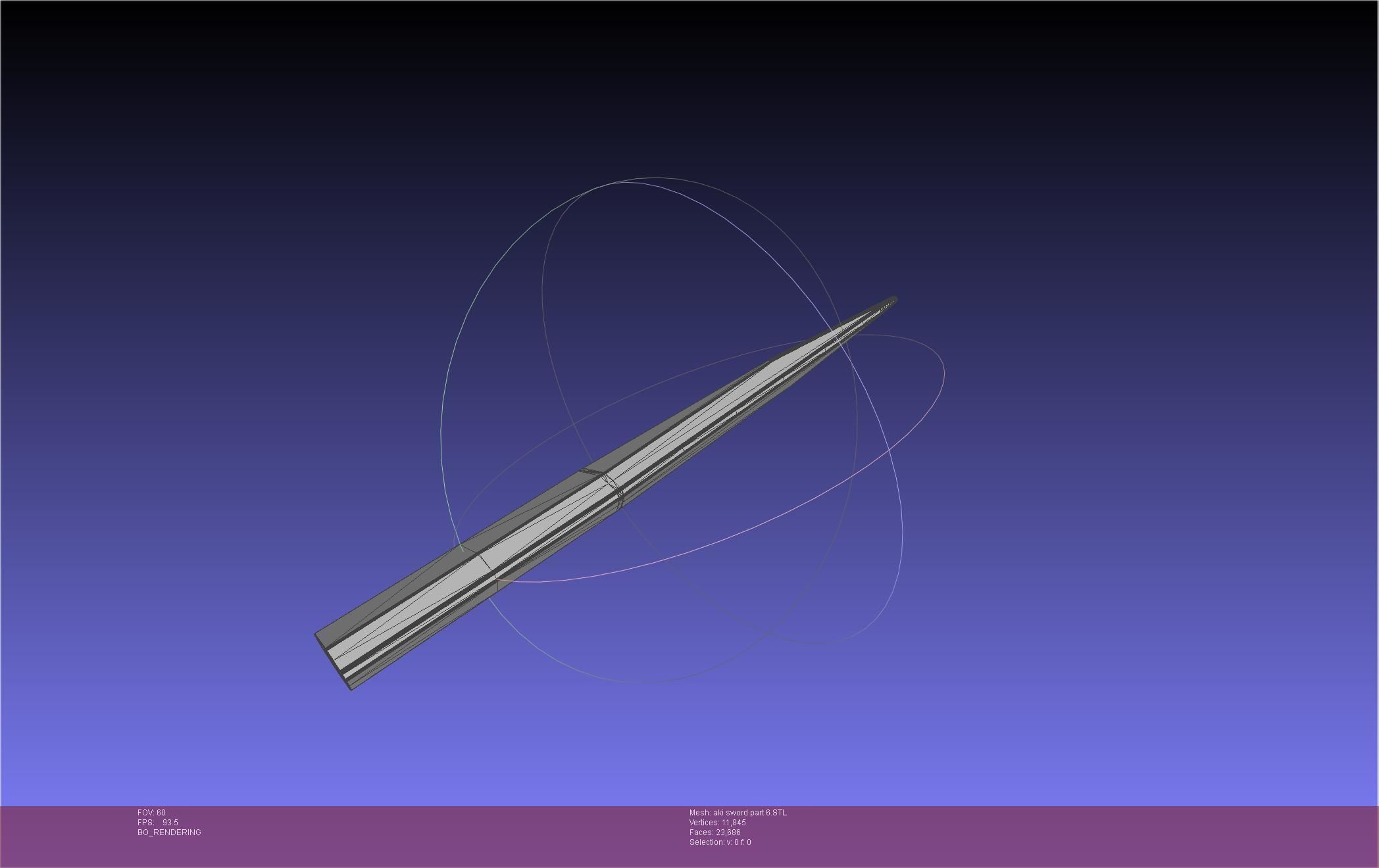 Chainsaw Man Aki Curse Sword Assembly 3D print model_120