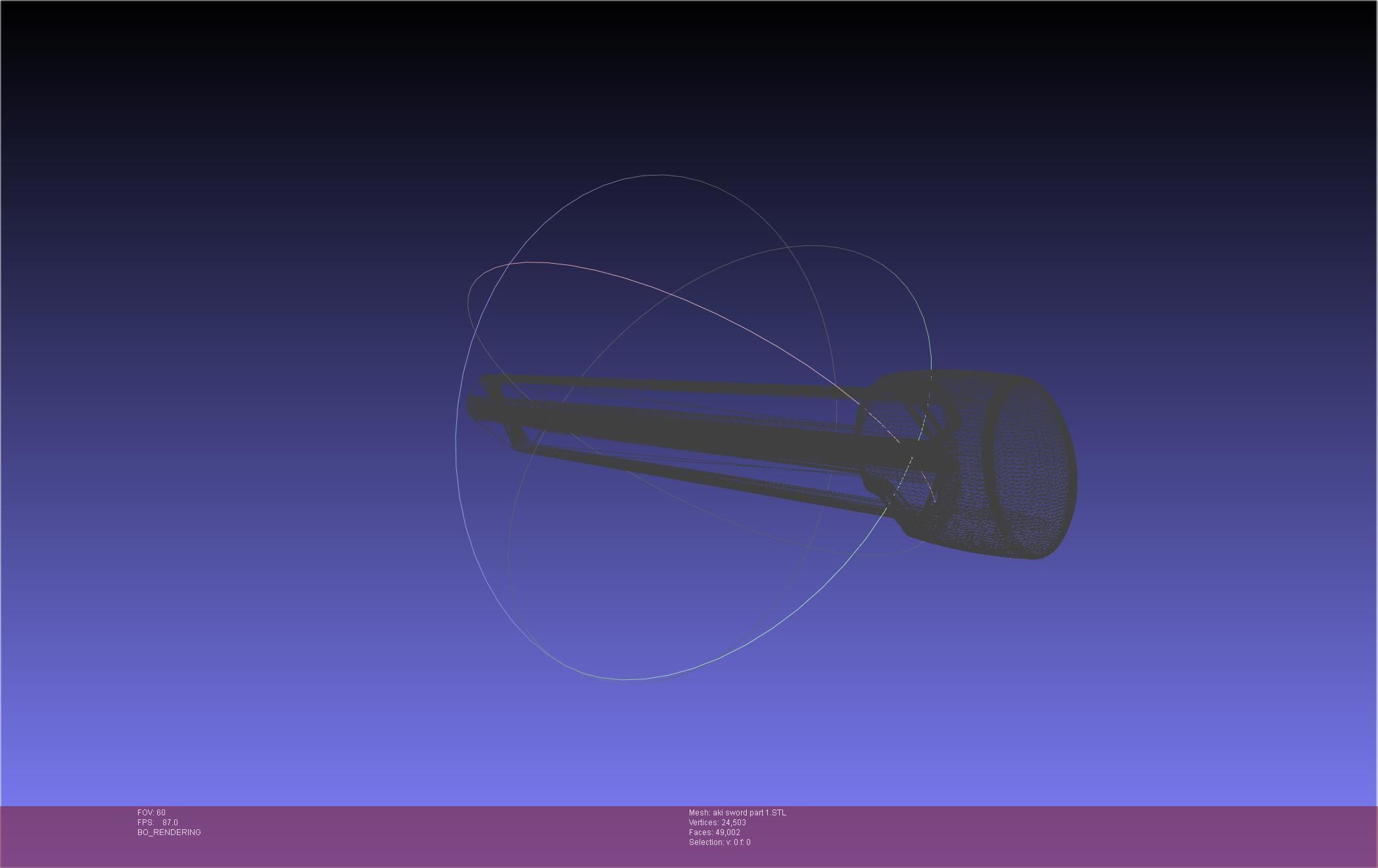 Chainsaw Man Aki Curse Sword Assembly 3D print model_58