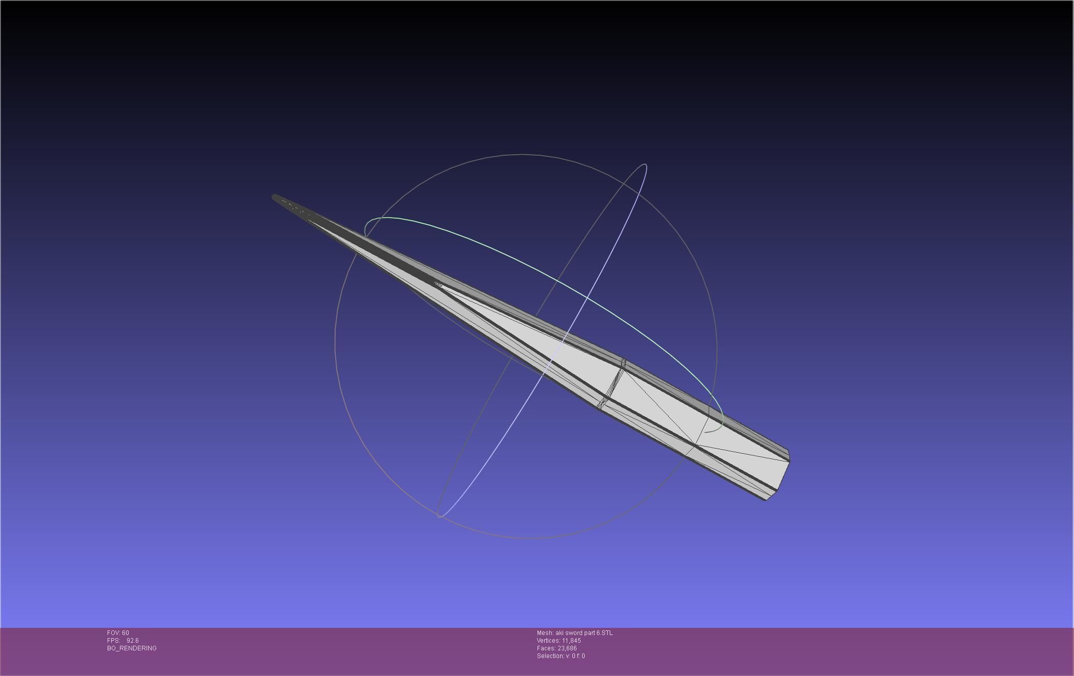 Chainsaw Man Aki Curse Sword Assembly 3D print model_119