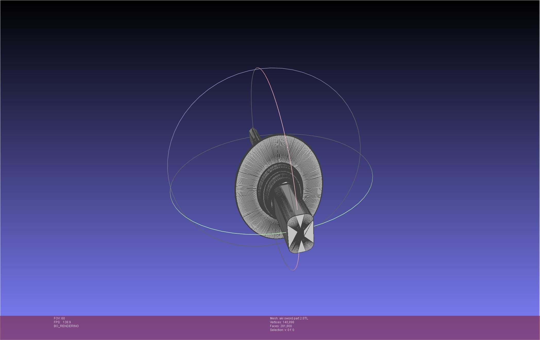 Chainsaw Man Aki Curse Sword Assembly 3D print model_68