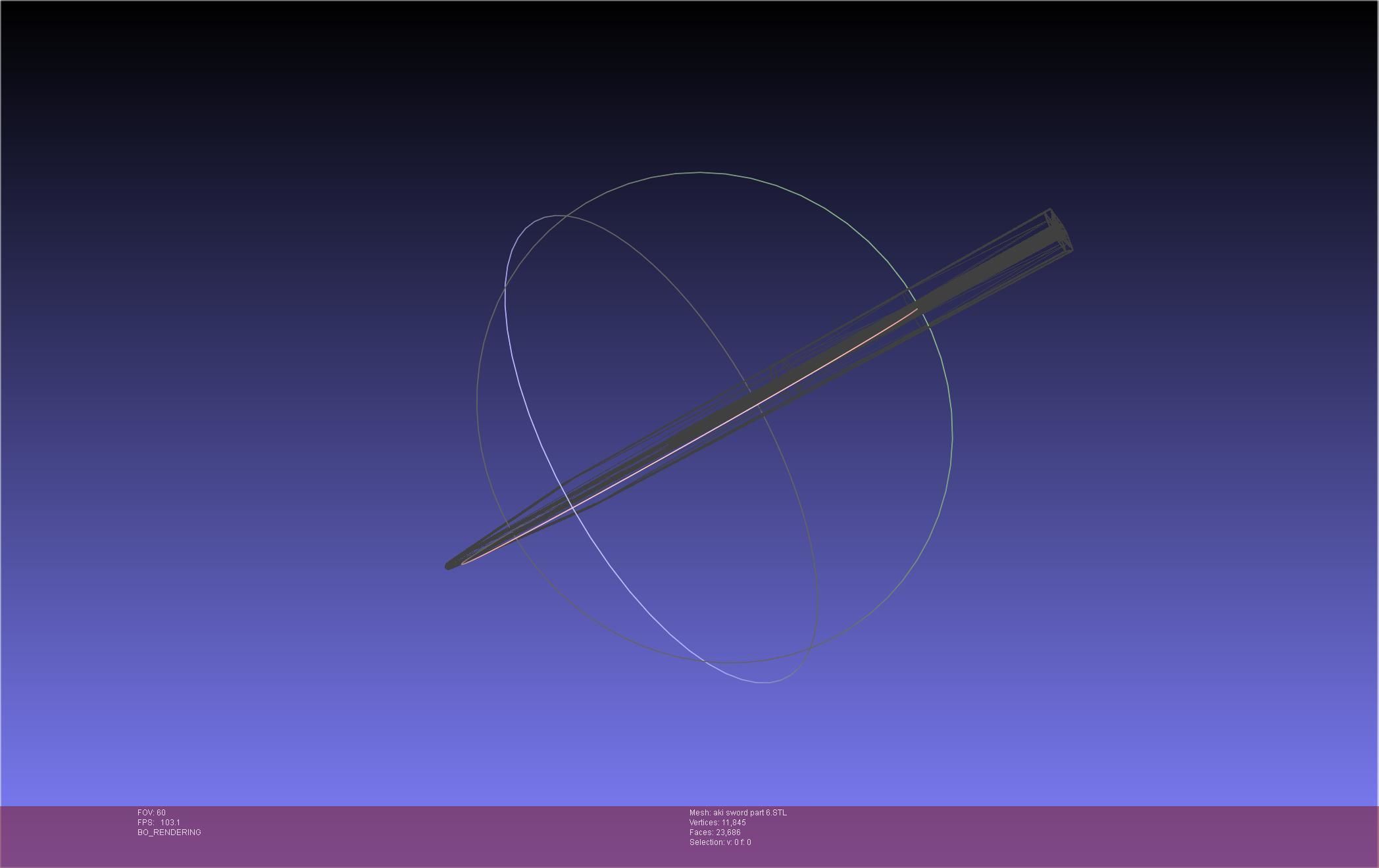 Chainsaw Man Aki Curse Sword Assembly 3D print model_123