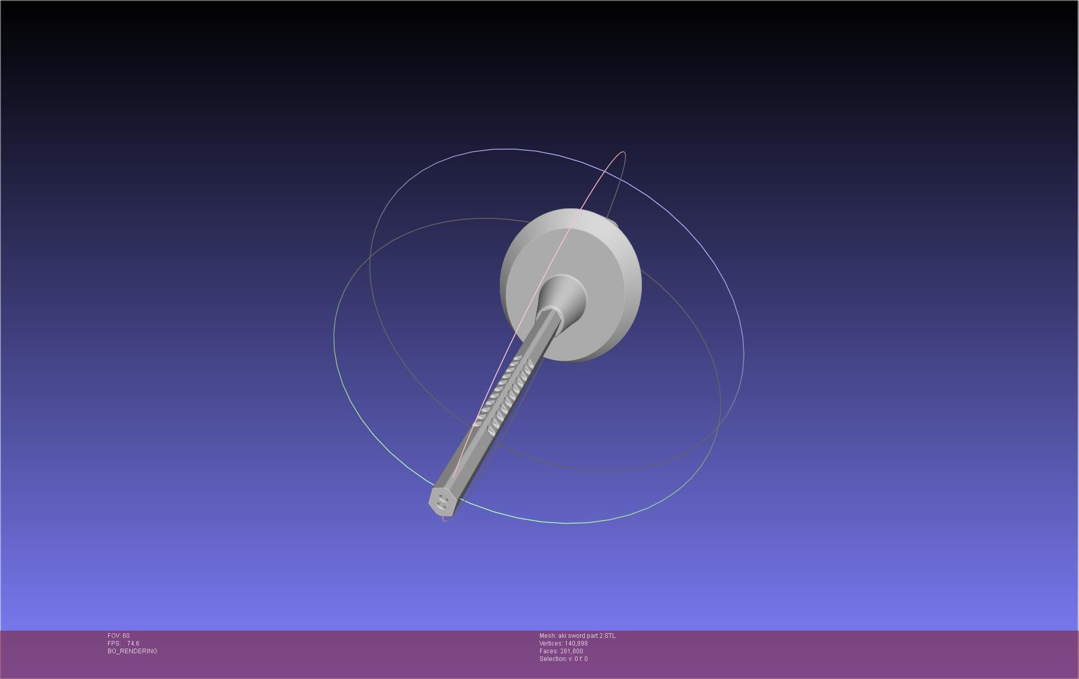 Chainsaw Man Aki Curse Sword Assembly 3D print model_57