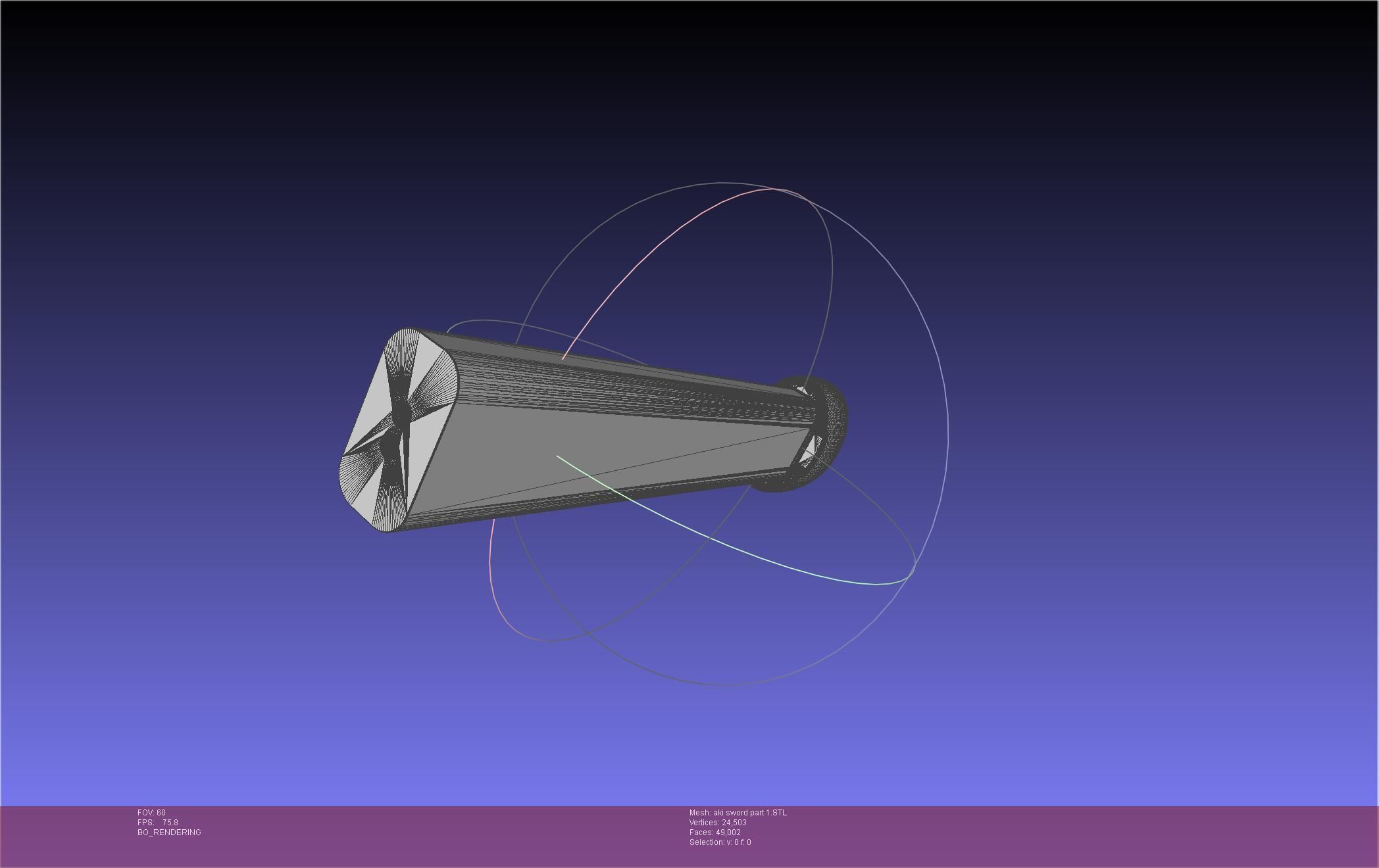 Chainsaw Man Aki Curse Sword Assembly 3D print model_55