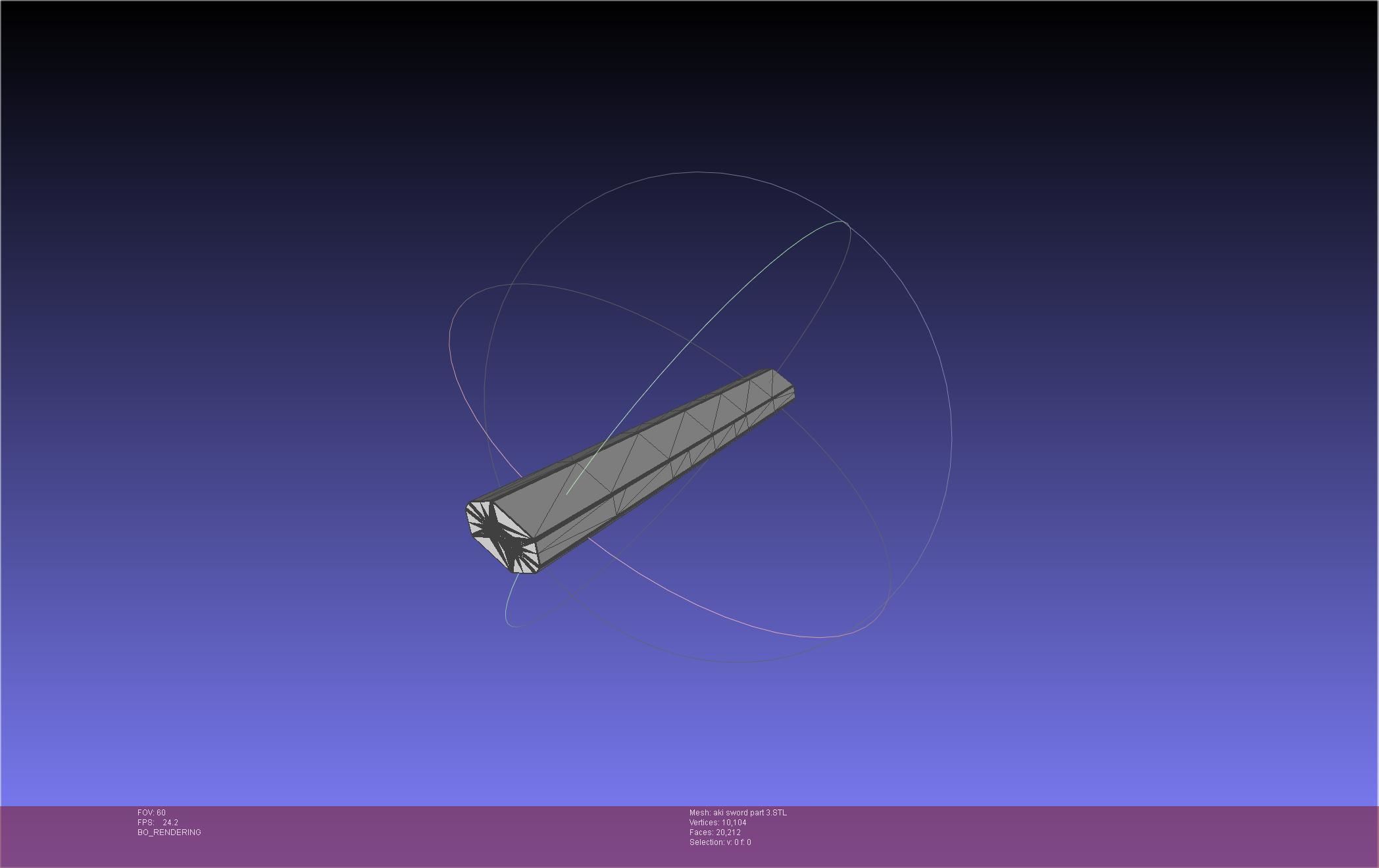 Chainsaw Man Aki Curse Sword Assembly 3D print model_94