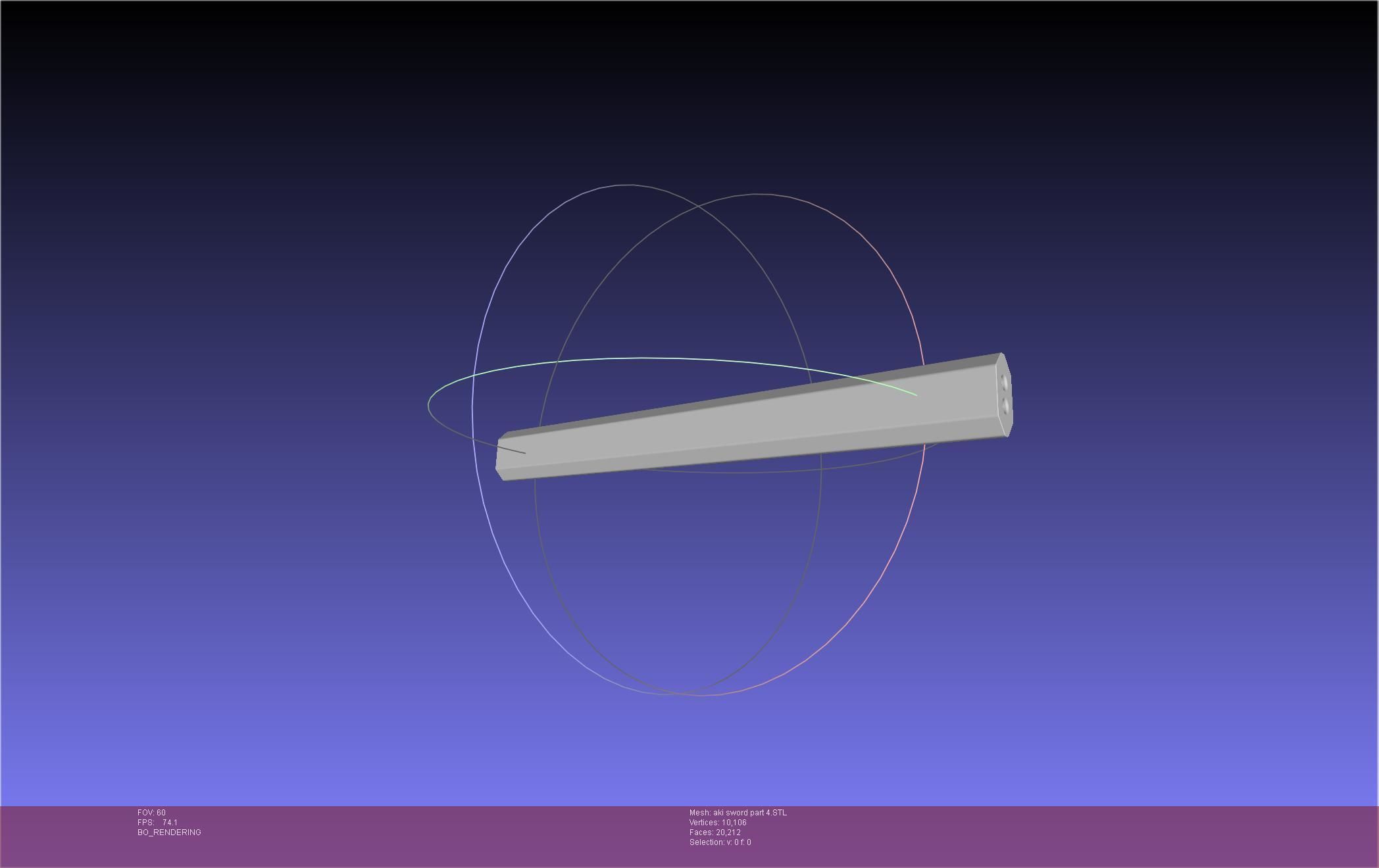 Chainsaw Man Aki Curse Sword Assembly 3D print model_100