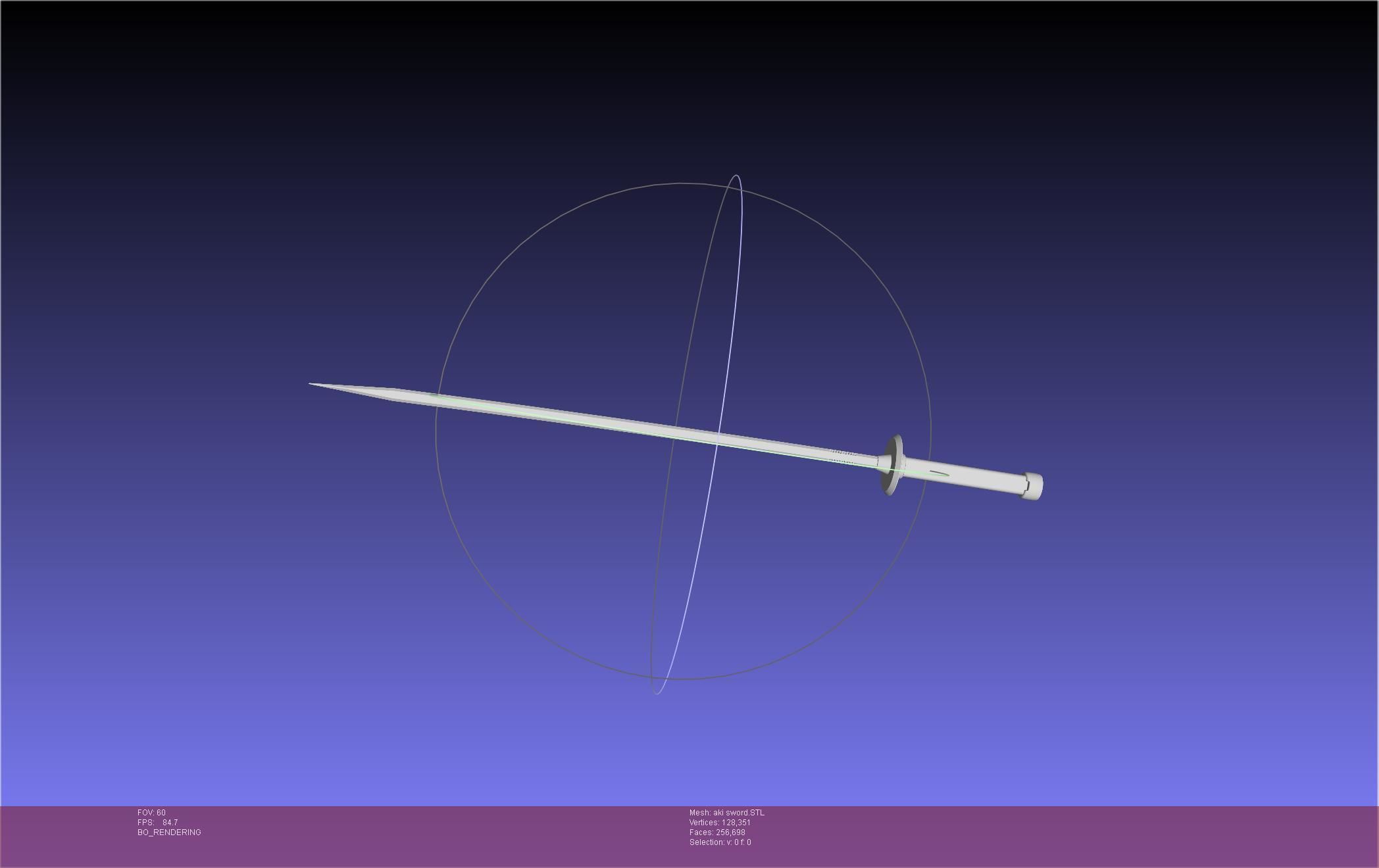 Chainsaw Man Aki Curse Sword Assembly 3D print model_128