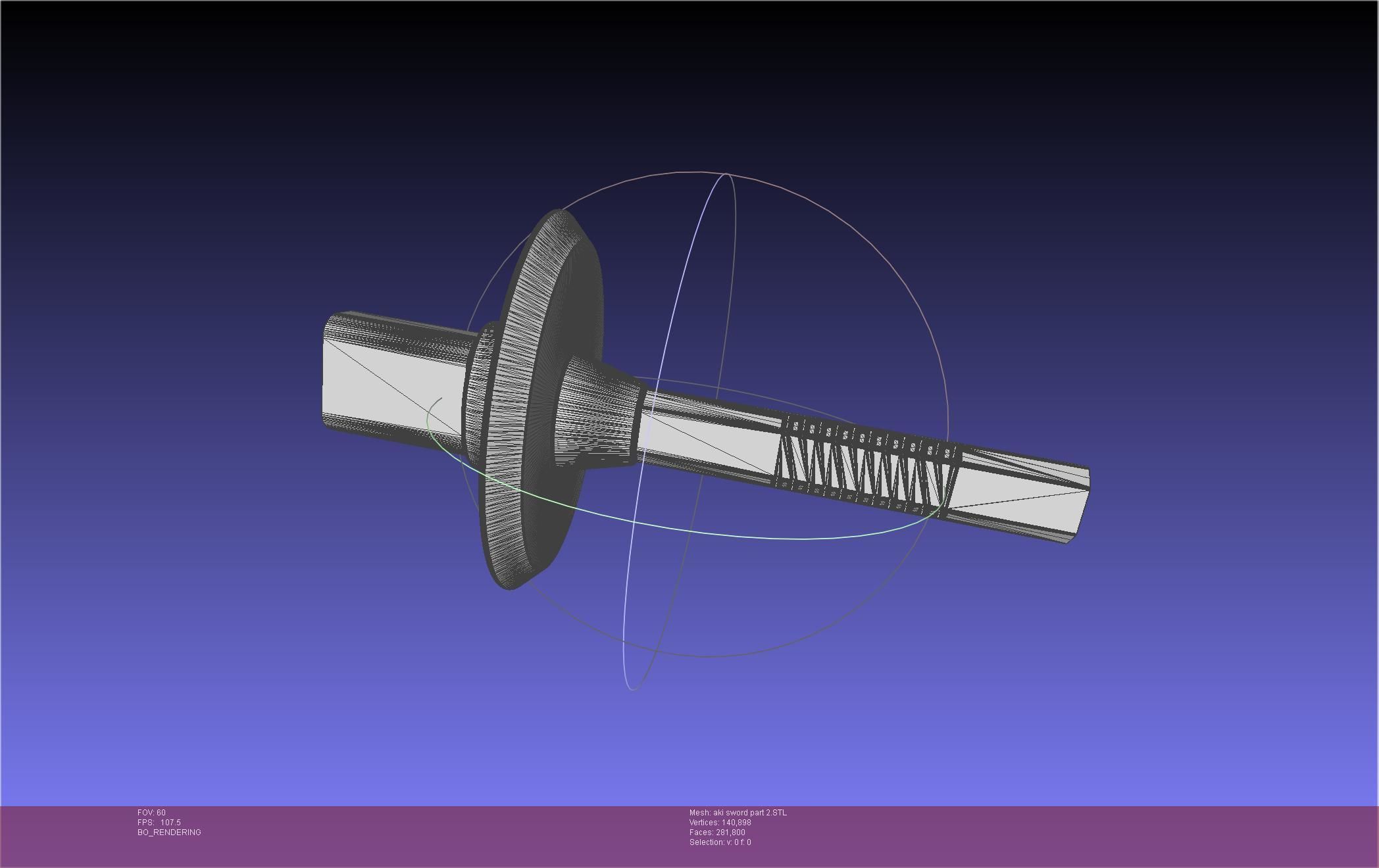 Chainsaw Man Aki Curse Sword Assembly 3D print model_78