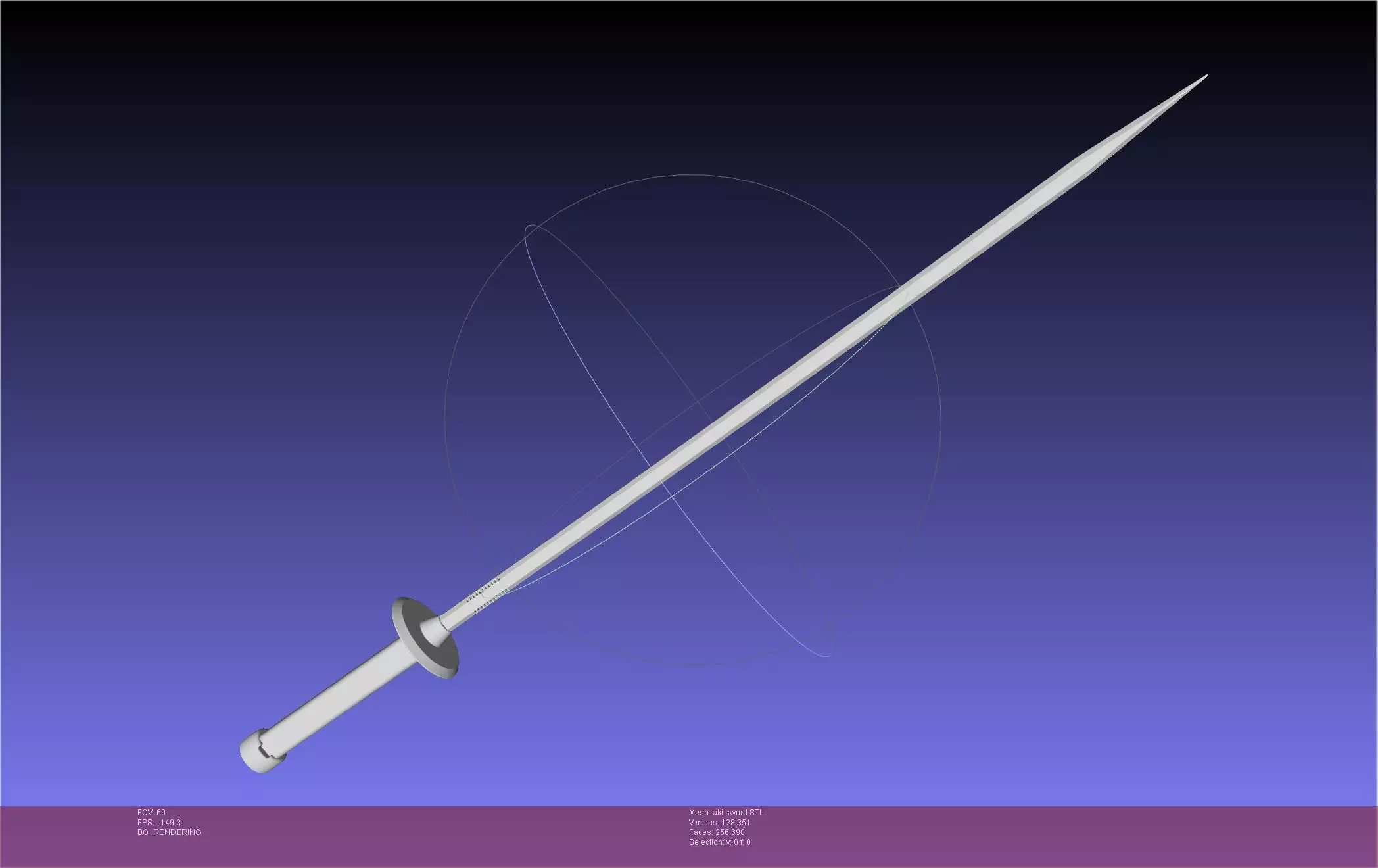 Chainsaw Man Aki Curse Sword Assembly 3D print model_0