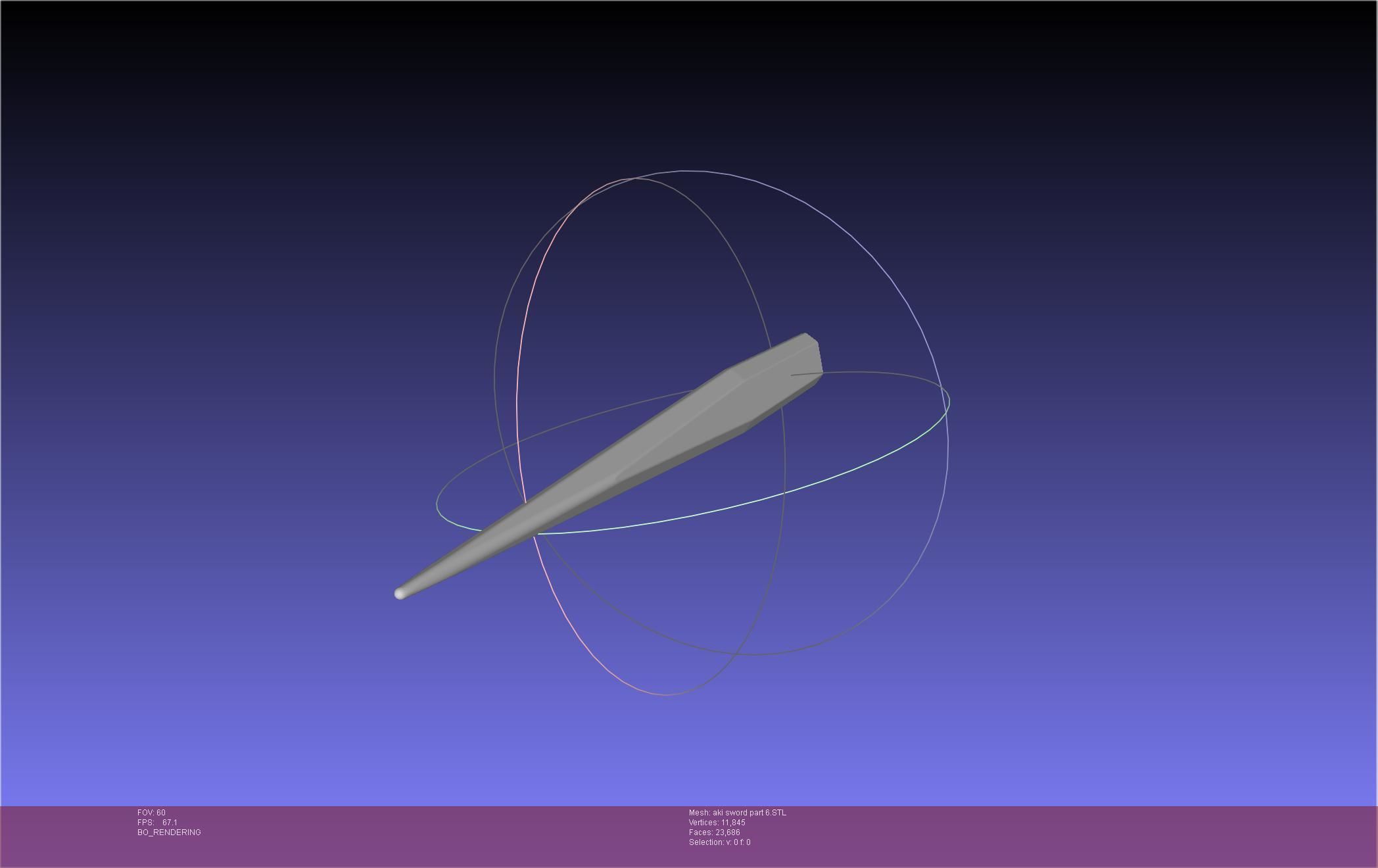 Chainsaw Man Aki Curse Sword Assembly 3D print model_117