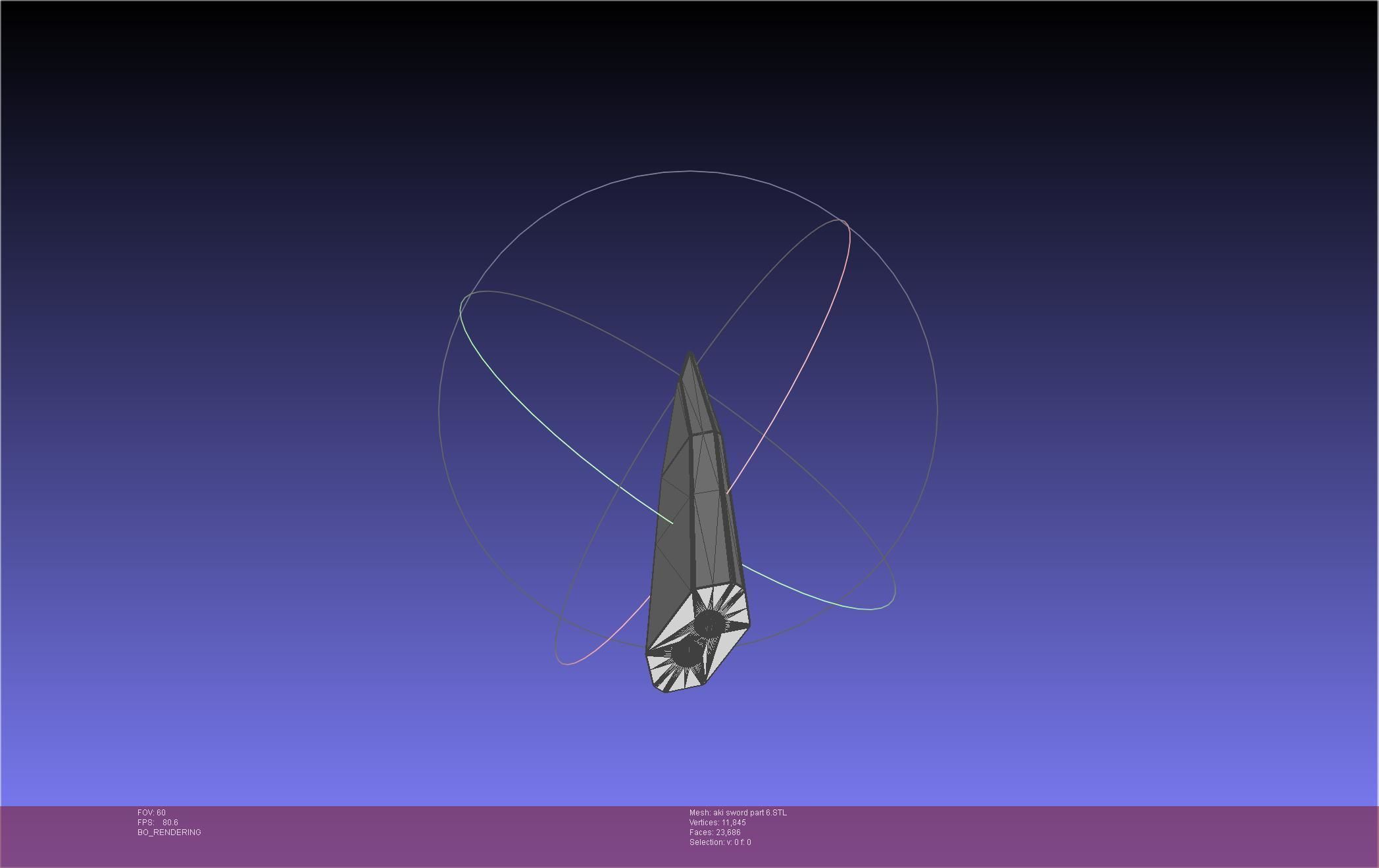 Chainsaw Man Aki Curse Sword Assembly 3D print model_111