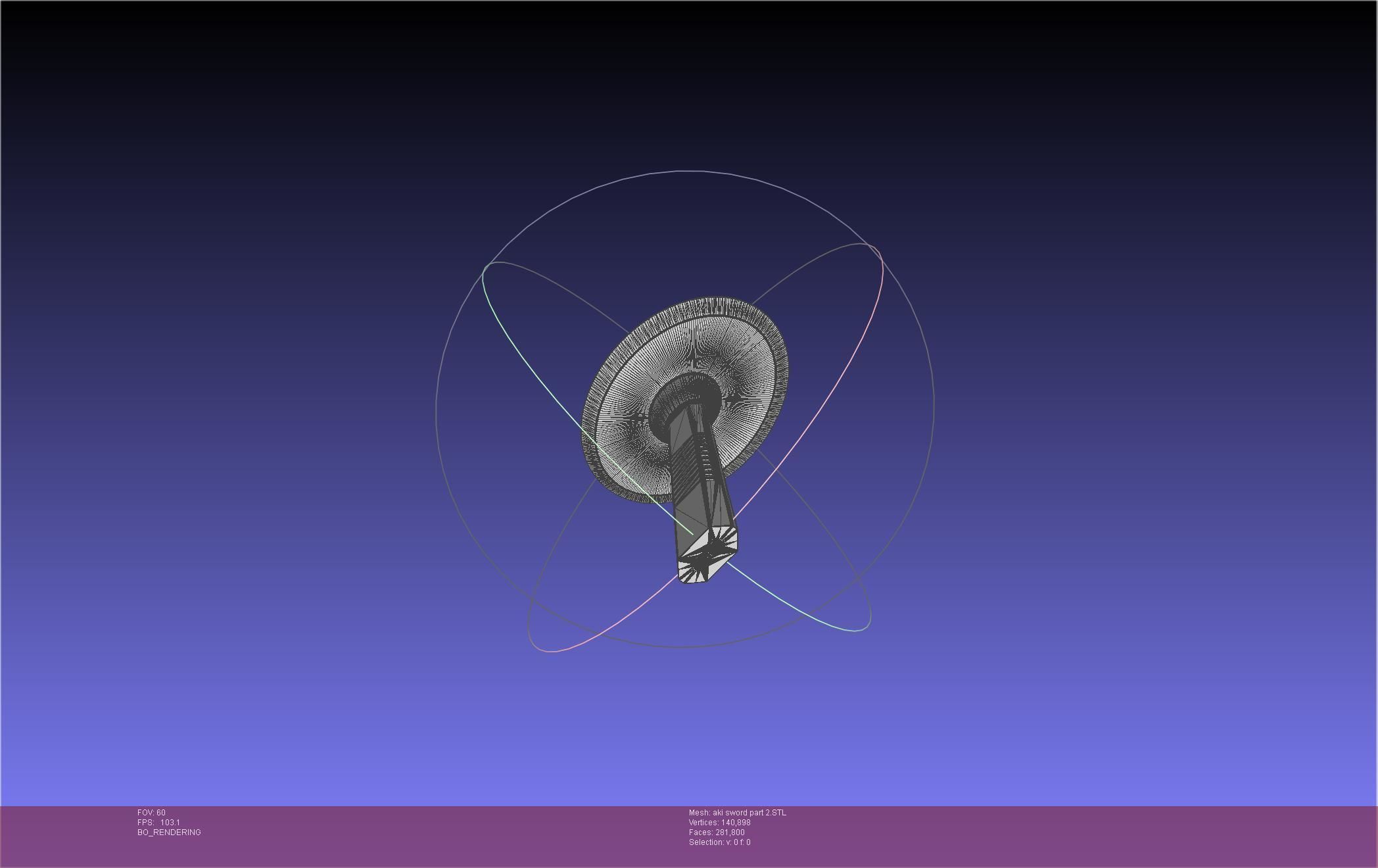 Chainsaw Man Aki Curse Sword Assembly 3D print model_63