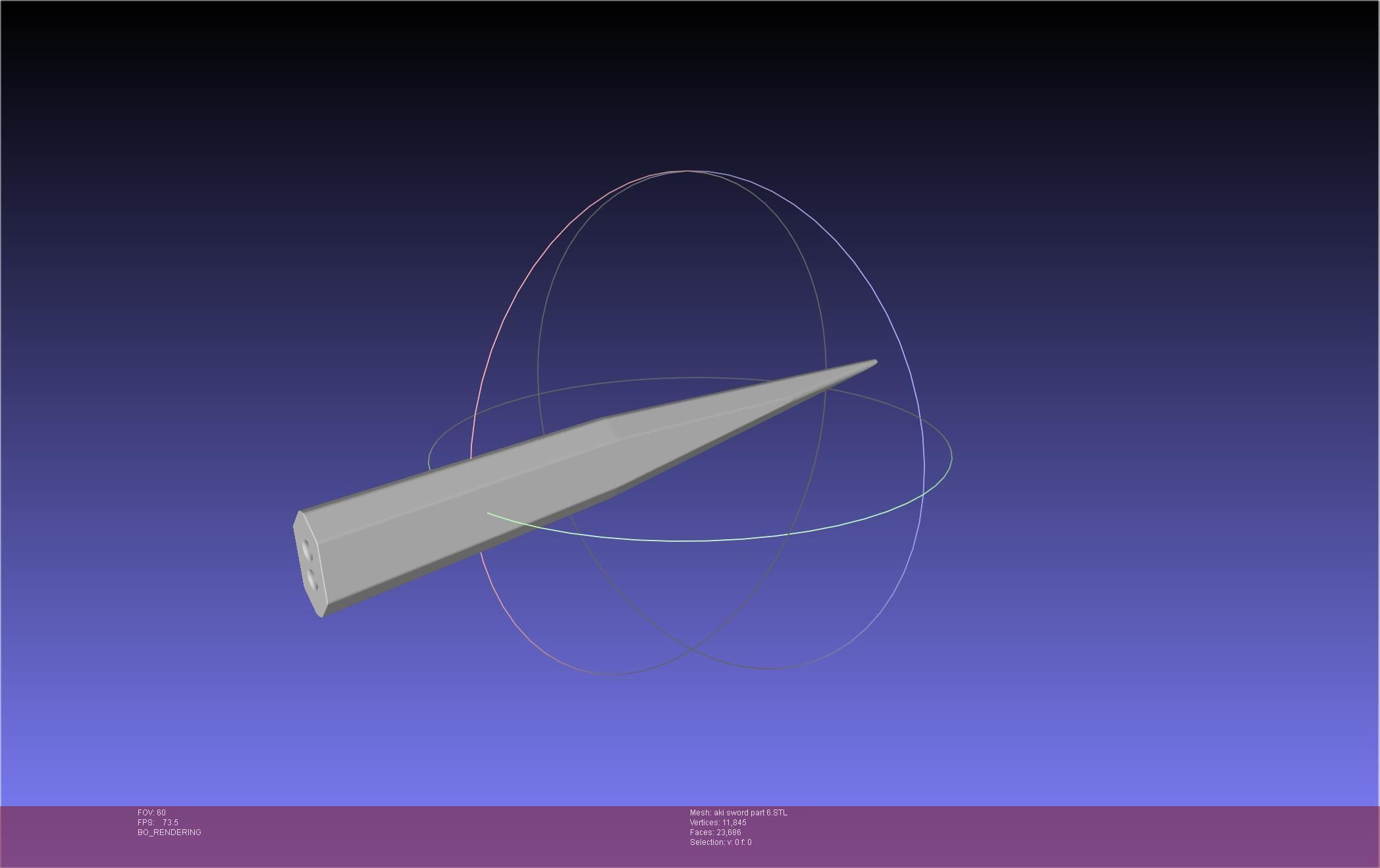 Chainsaw Man Aki Curse Sword Assembly 3D print model_103