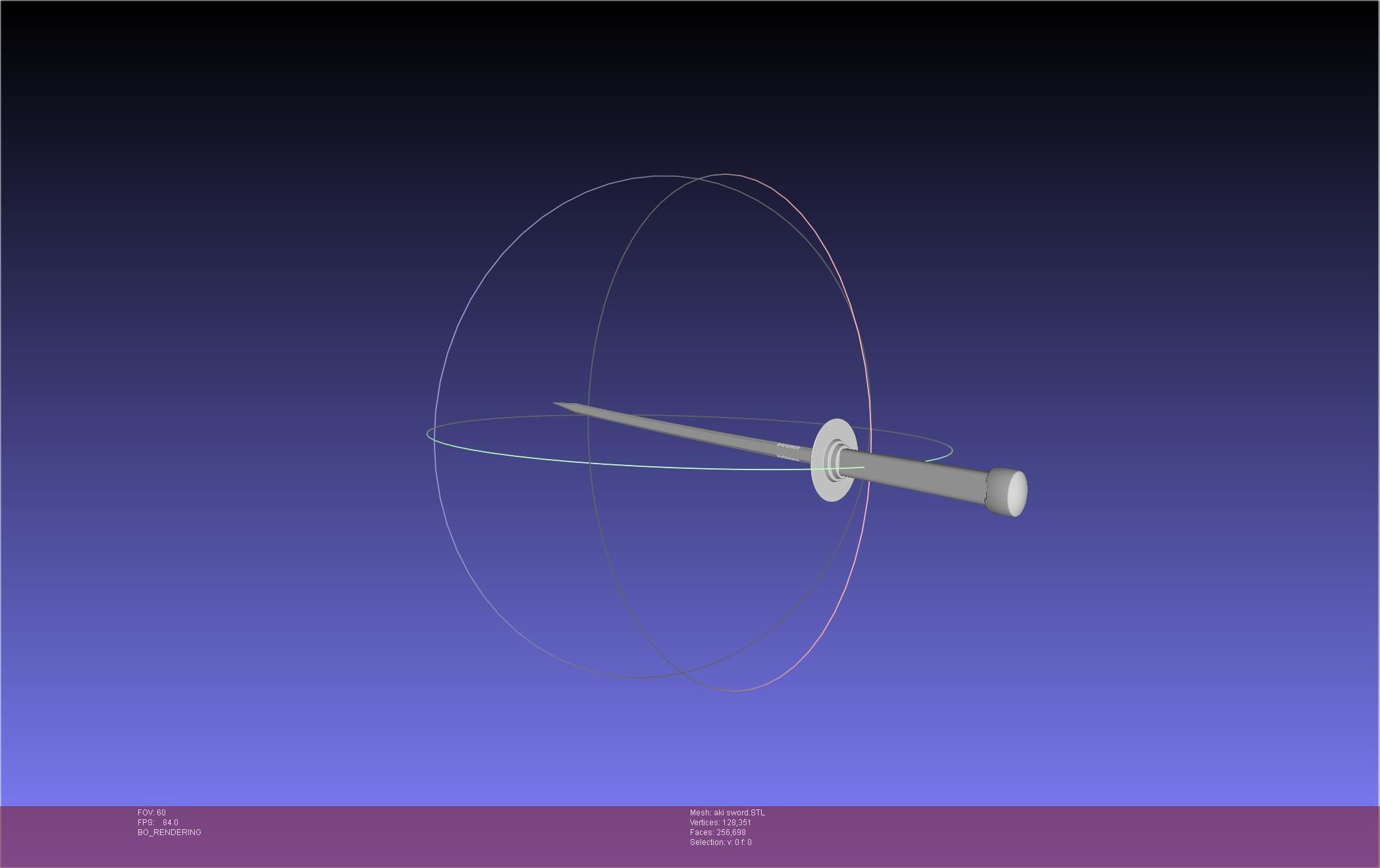 Chainsaw Man Aki Curse Sword Assembly 3D print model_125